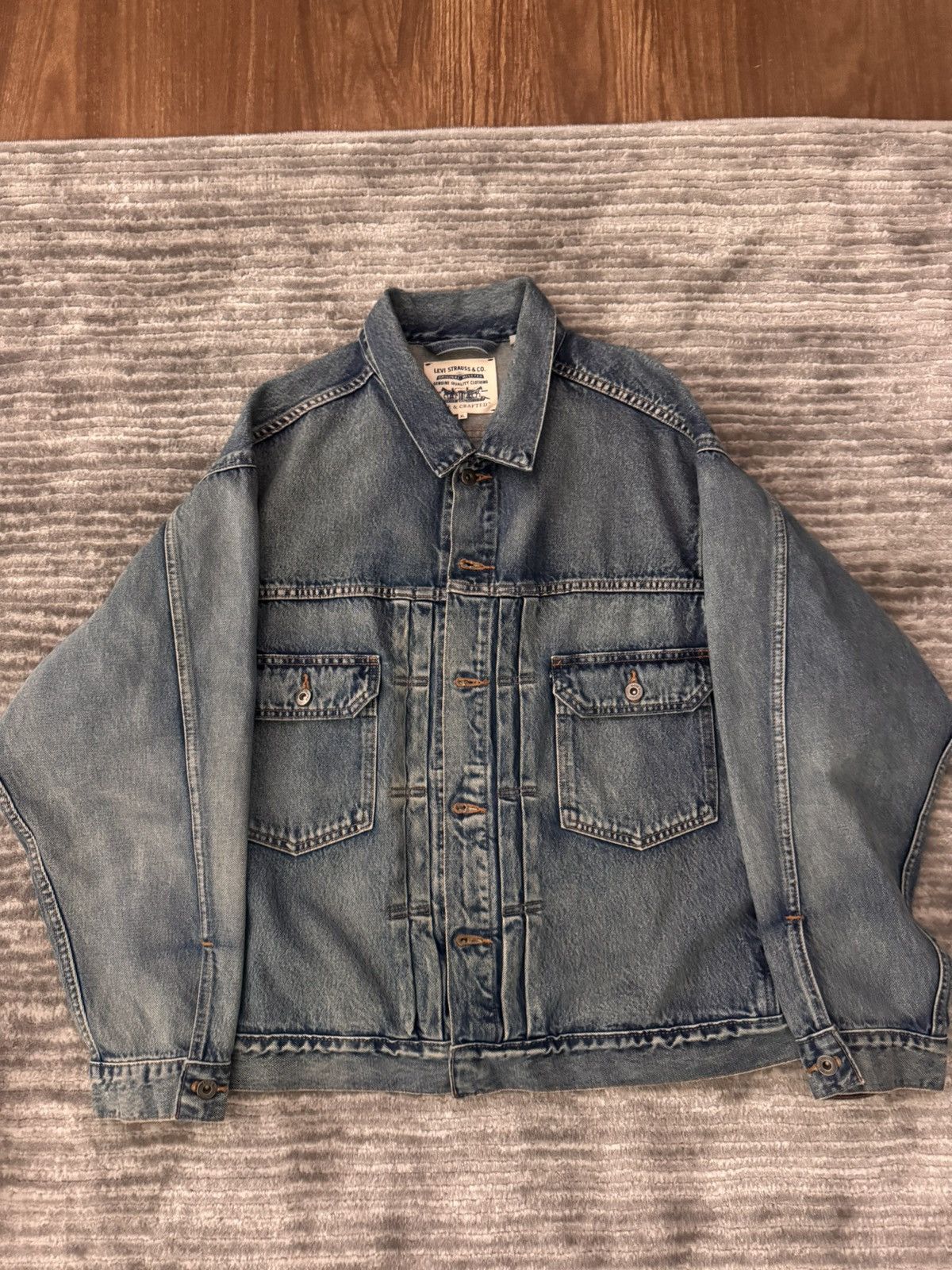 Levi's Made & Crafted Rare Levis Denim Jacket Size US XL / EU 56 / 4 - 1 Thumbnail