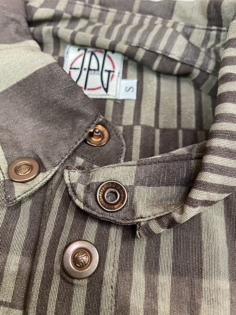 Jean Paul Gaultier SS1995 Jean Paul Gaultier Cyber TV Test Mesh Shirt Vintage Size US S / EU 44-46 / 1 - 8 Thumbnail