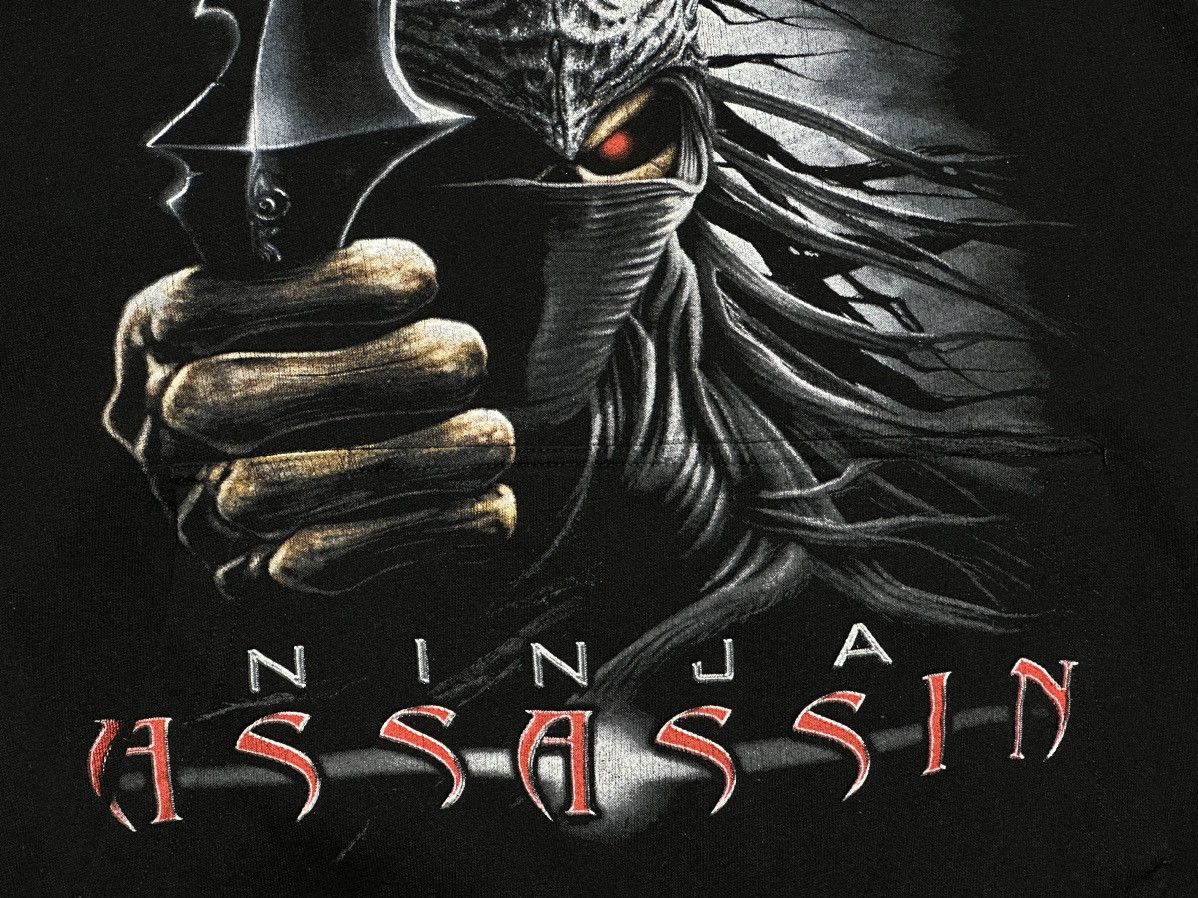 Vintage Vintage Ninja Assassin Samurai Y2K Spiral Hoodie Size US XL / EU 56 / 4 - 5 Thumbnail