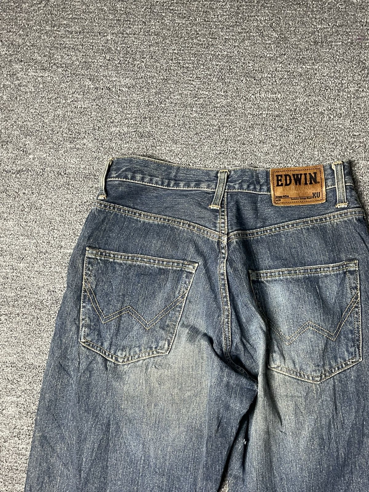 Edwin × Vintage Vintage EDWIN Brand Baggy Jeans (91) Size US 28 / EU 44 - 11 Thumbnail