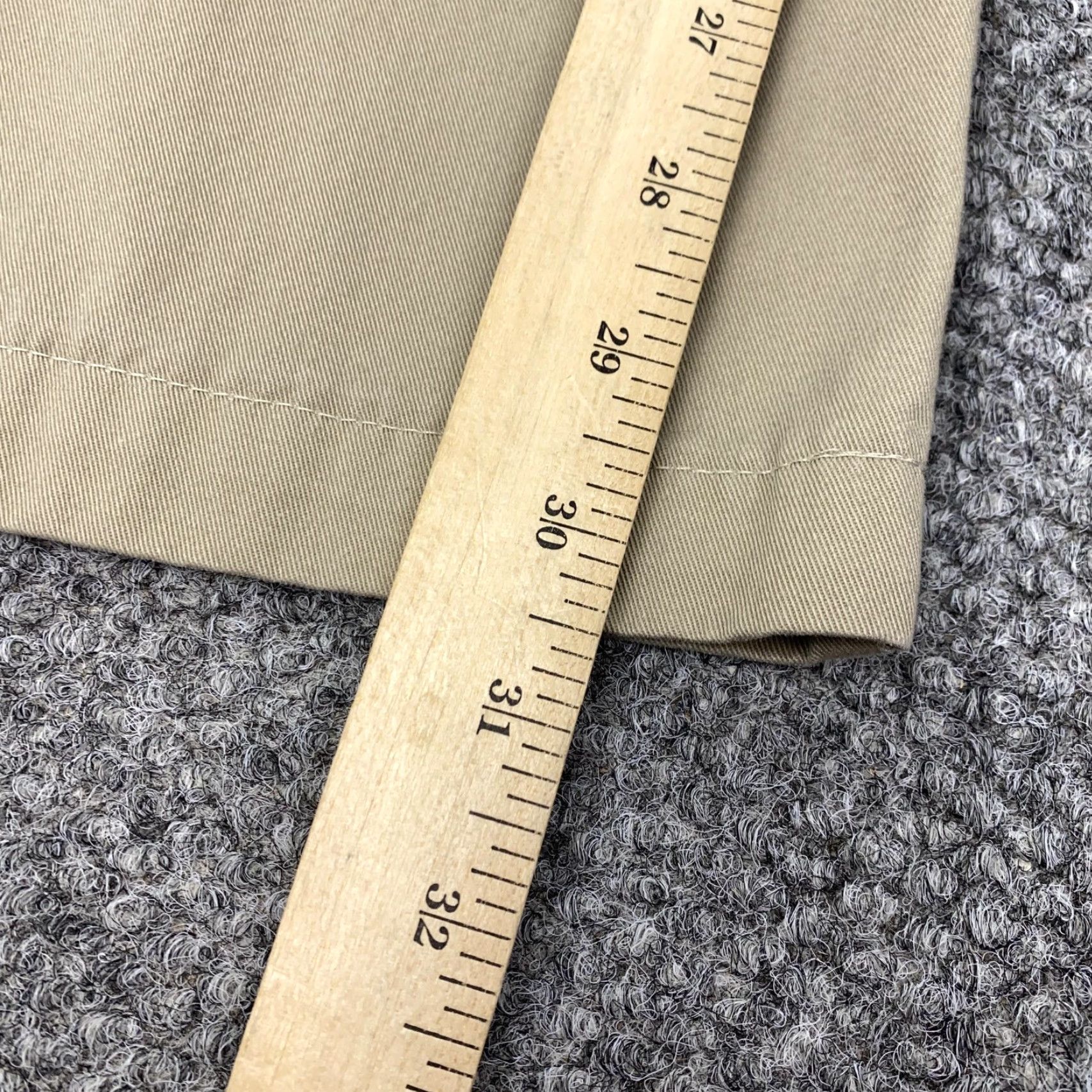 Lands' End Lands' End Pants Womens 6 Khaki Straight Leg Chino Dress Casual Inseam 30.5 Size 28" / US 6 / IT 42 - 4 Thumbnail