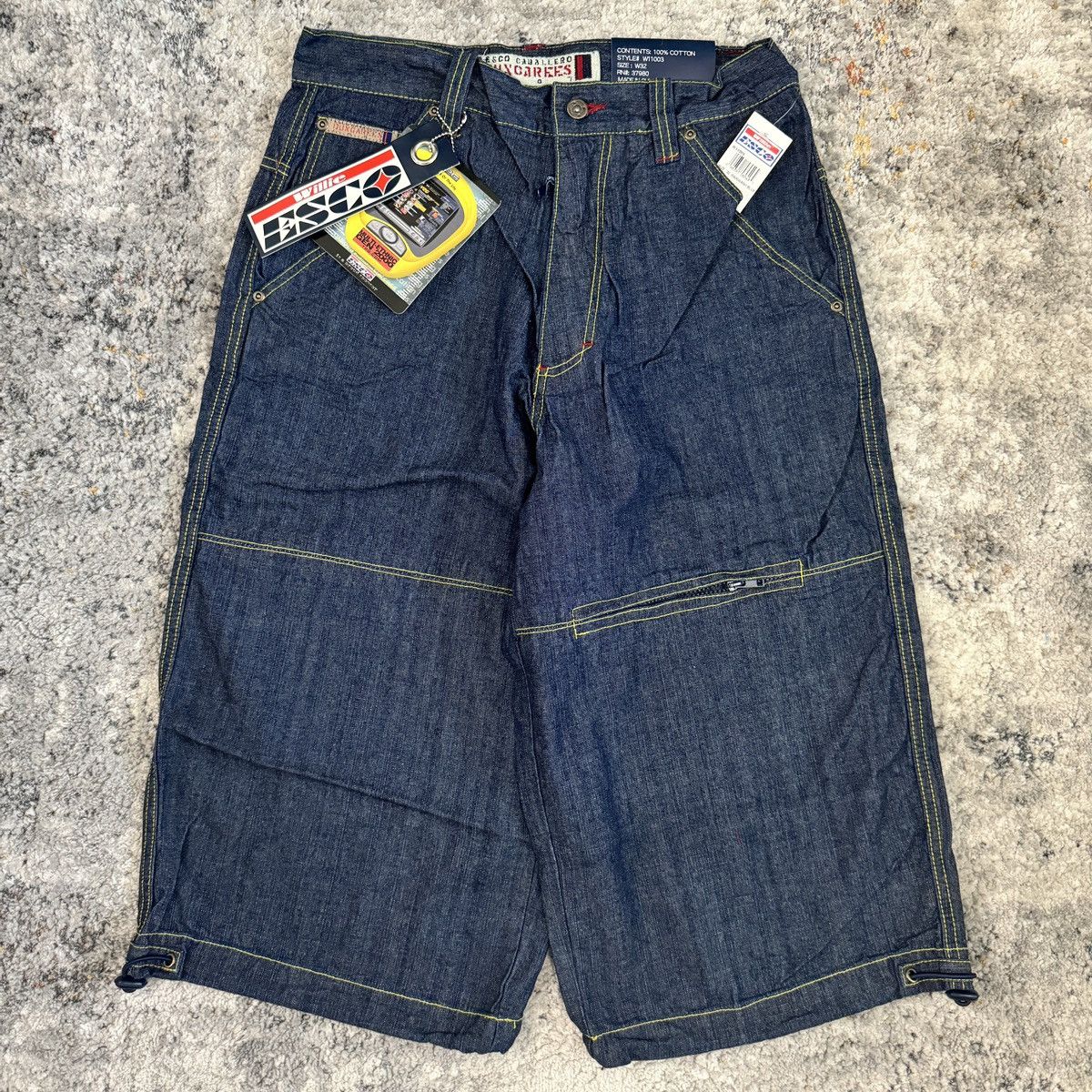 JNCO × Tripp NYC × Vintage Vintage Y2K Willie ESCO Cybergoth super baggy wide leg NWT Size US 32 / EU 48 - 2 Thumbnail