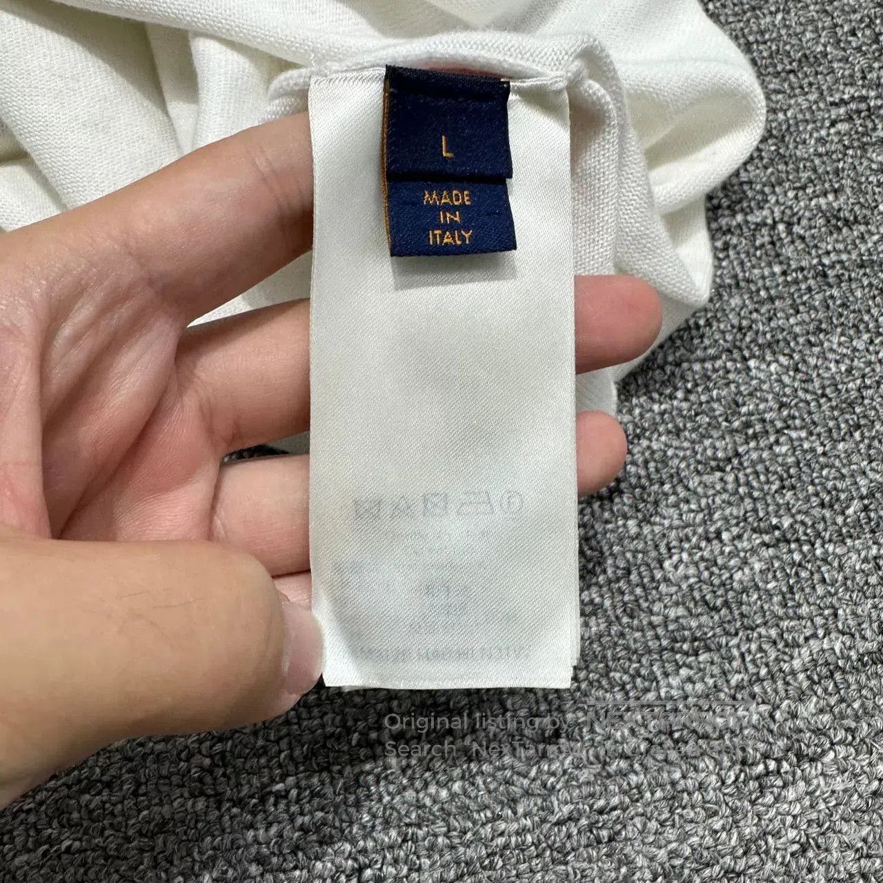Louis Vuitton Louis Vuitton LV Slogan Jacquard Knit Tee. Size US L / EU 52-54 / 3 - 3 Thumbnail