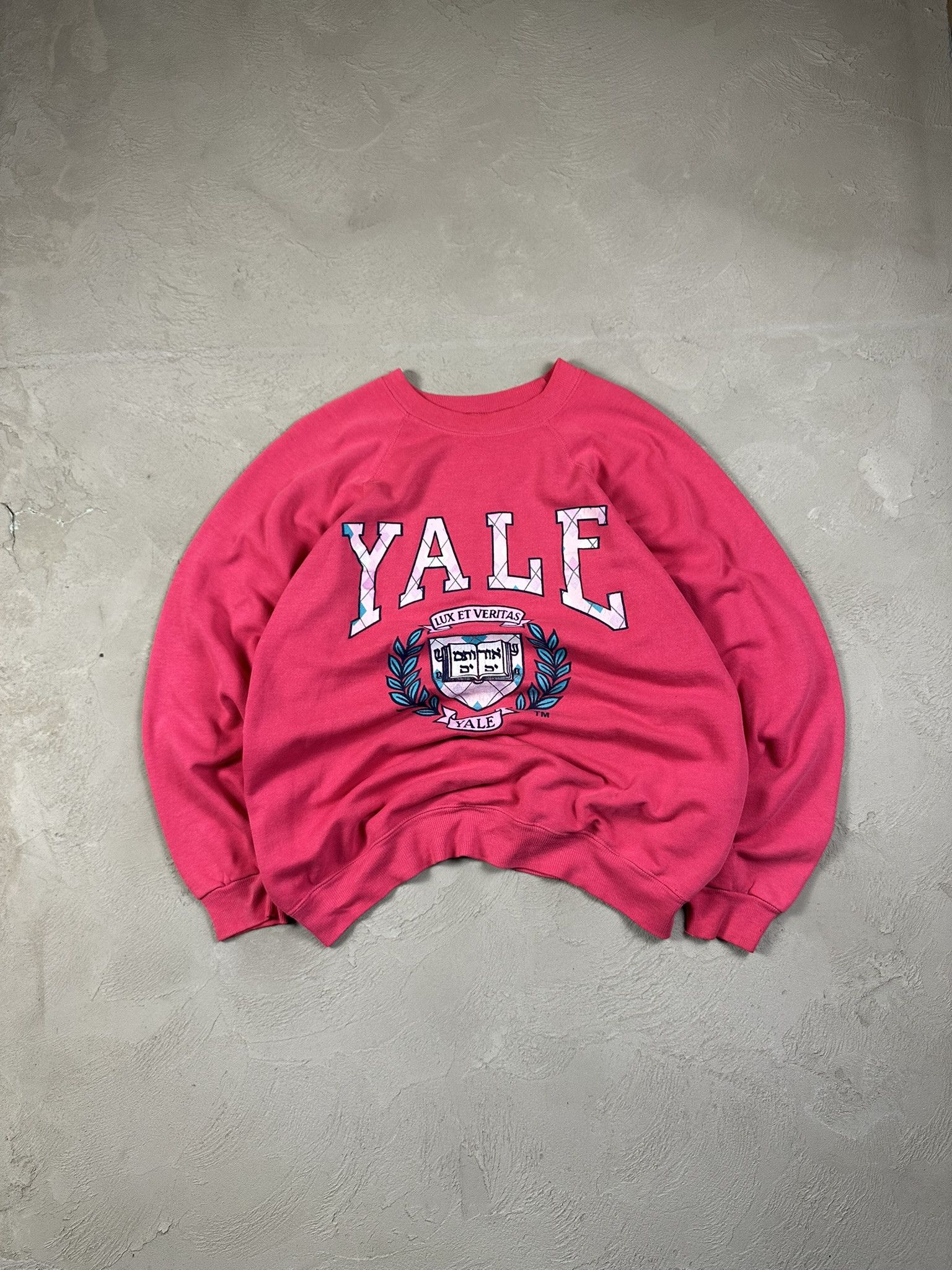 Hanes 80s Vintager Yale University Hanes Boxy Crewneck Size US L / EU 52-54 / 3 - 1 Thumbnail