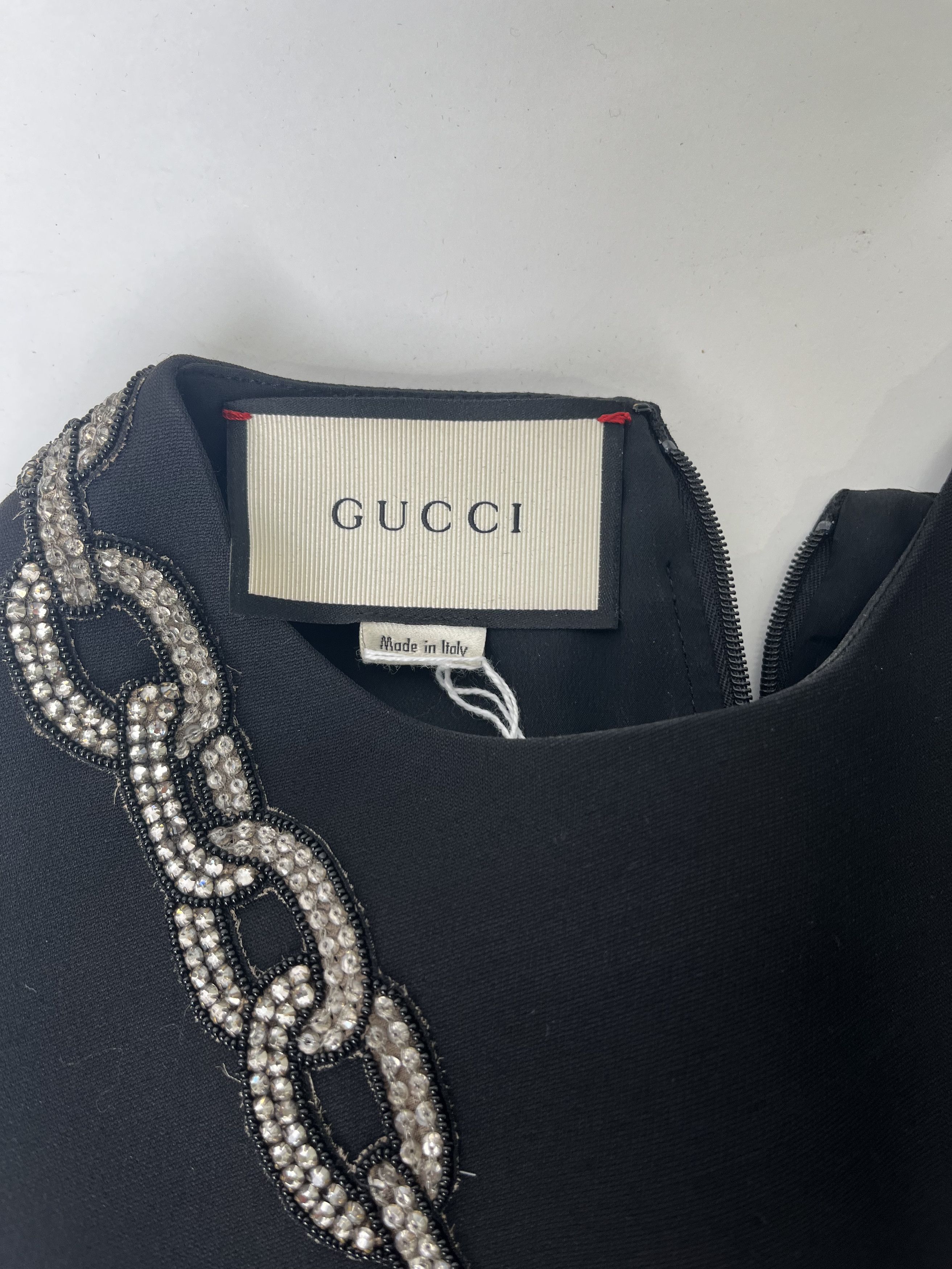 Gucci Black Short Sleeve Dress Size S / US 4 / IT 40 - 7 Thumbnail