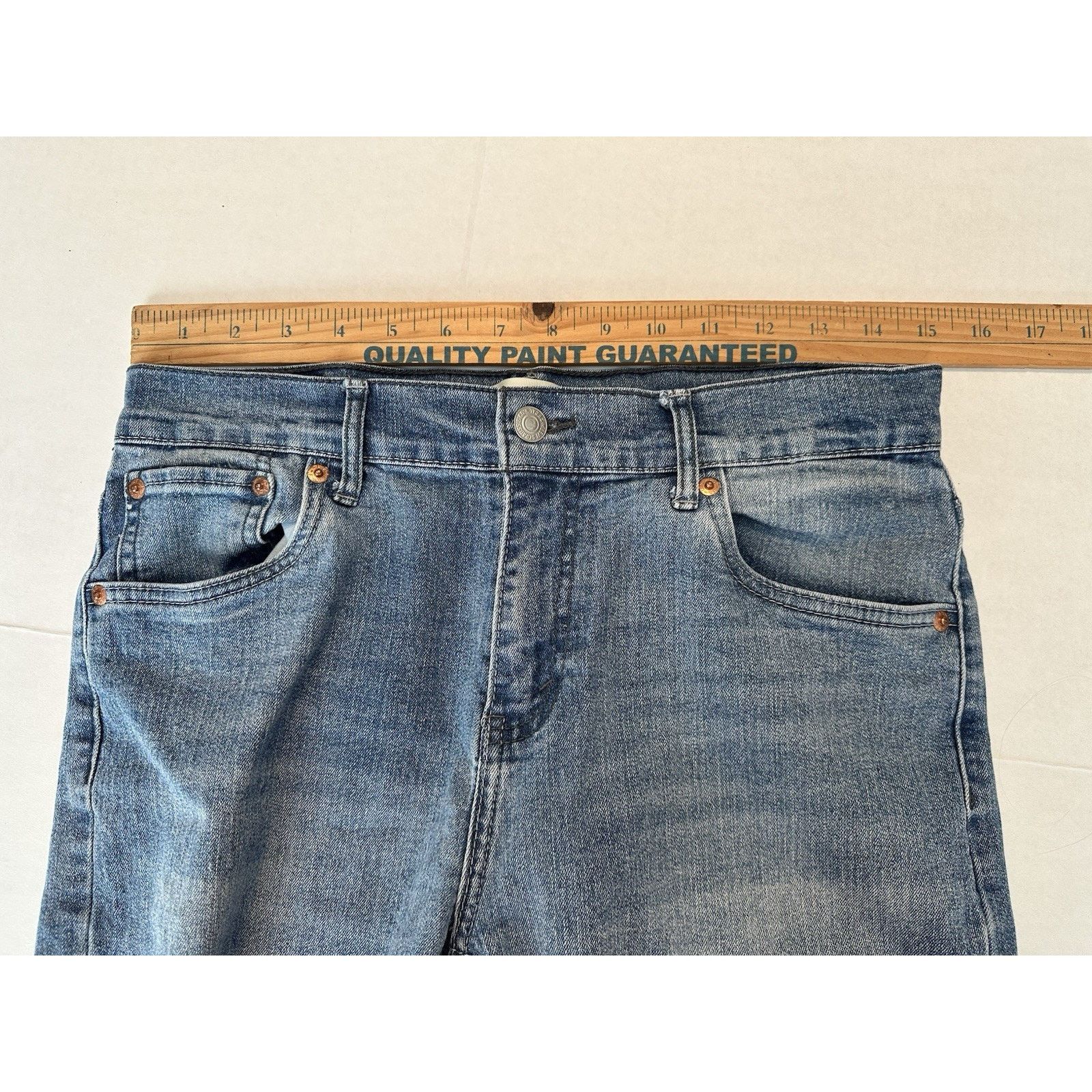 Levi's Levis 514 Denim Cutoff Shorts Sz 18 Reg 29x7.5 Straight Norm Size 30" / US 8 / IT 44 - 6 Thumbnail