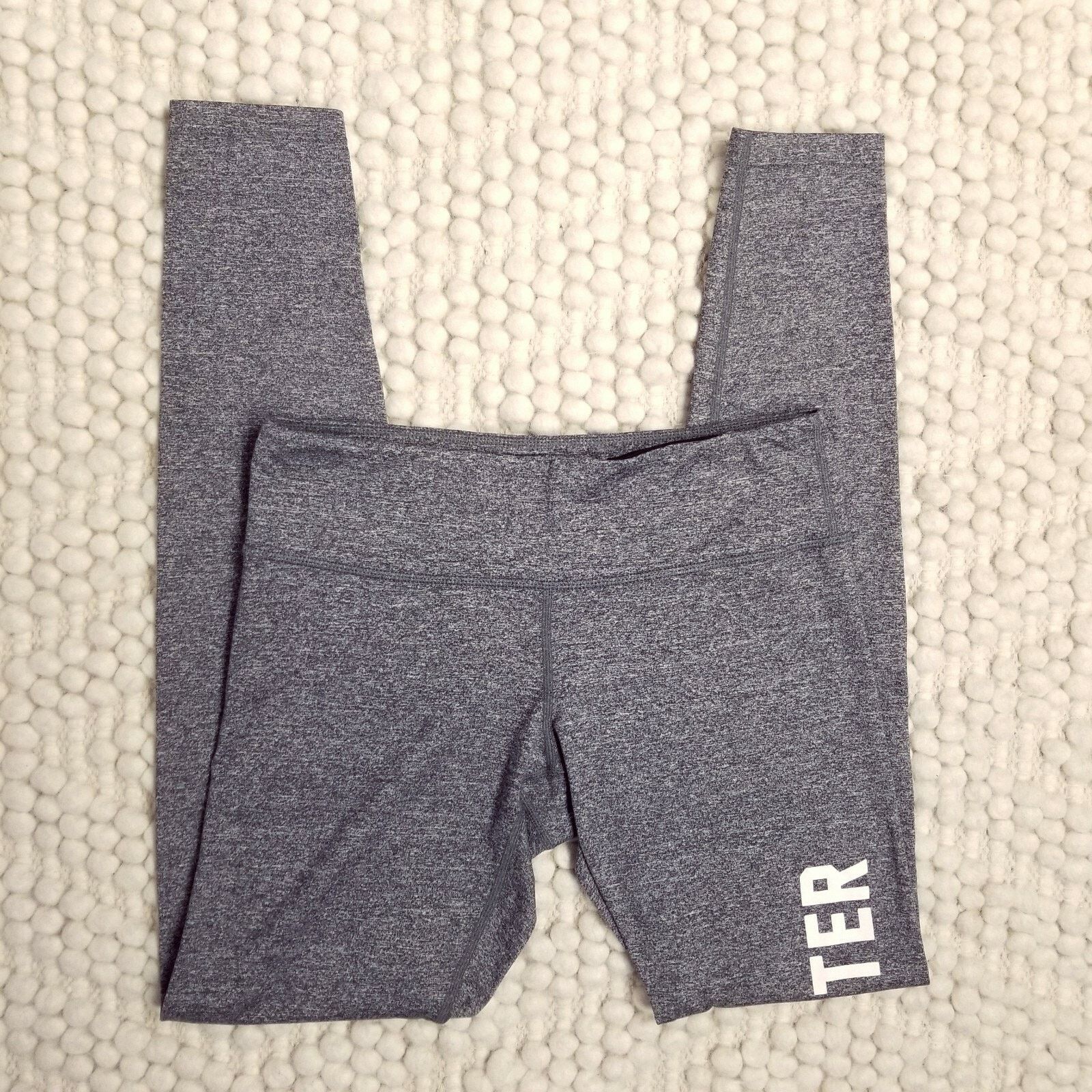 Spiritual Gangster Spiritual Gangster Collegiate Practice Legging Gray Sz S Size 27" / US 4 / IT 40 - 3 Thumbnail