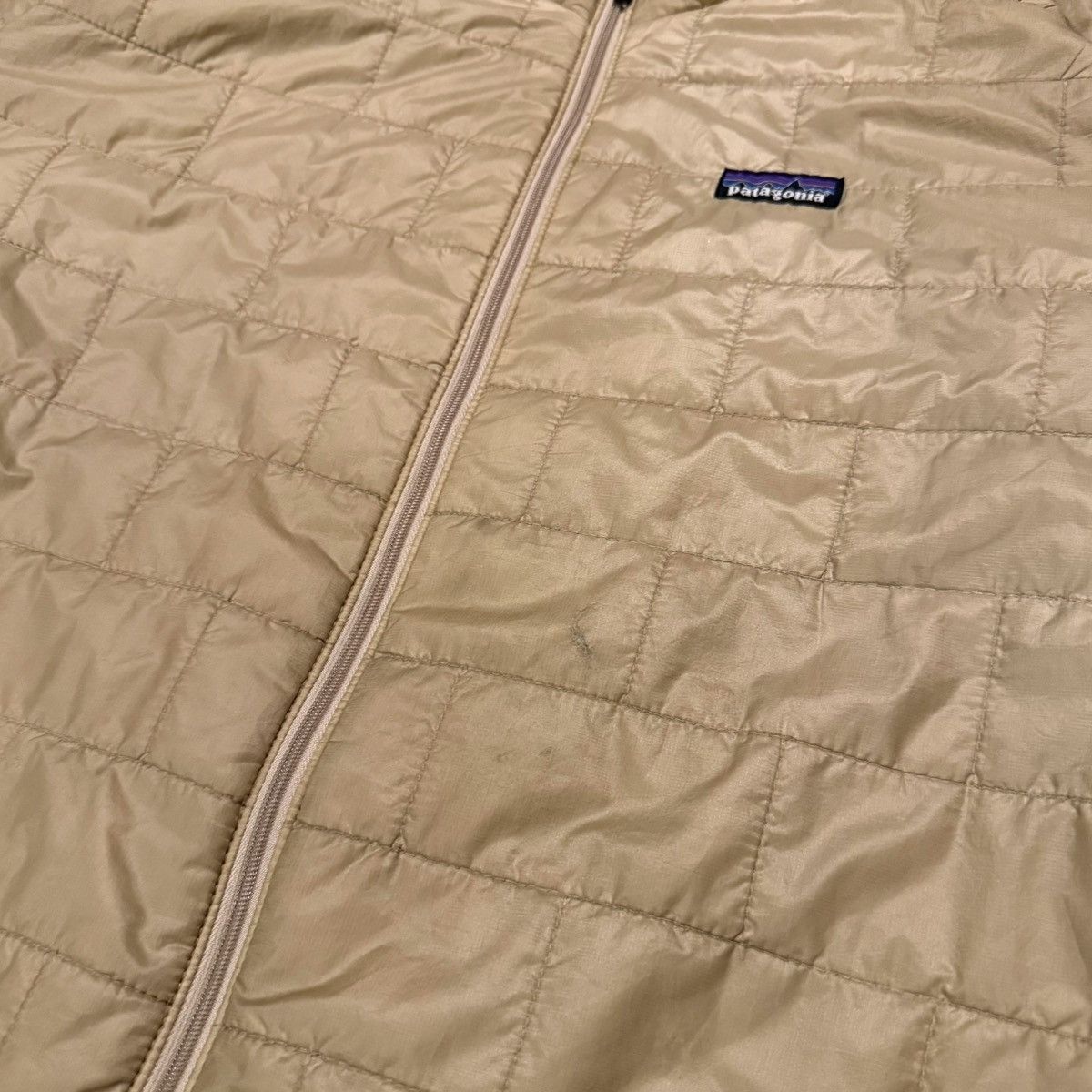 Patagonia Patagonia Nano Puff Primaloft Quilted Zip Jacket Gold Khaki Size US XL / EU 56 / 4 - 5 Thumbnail