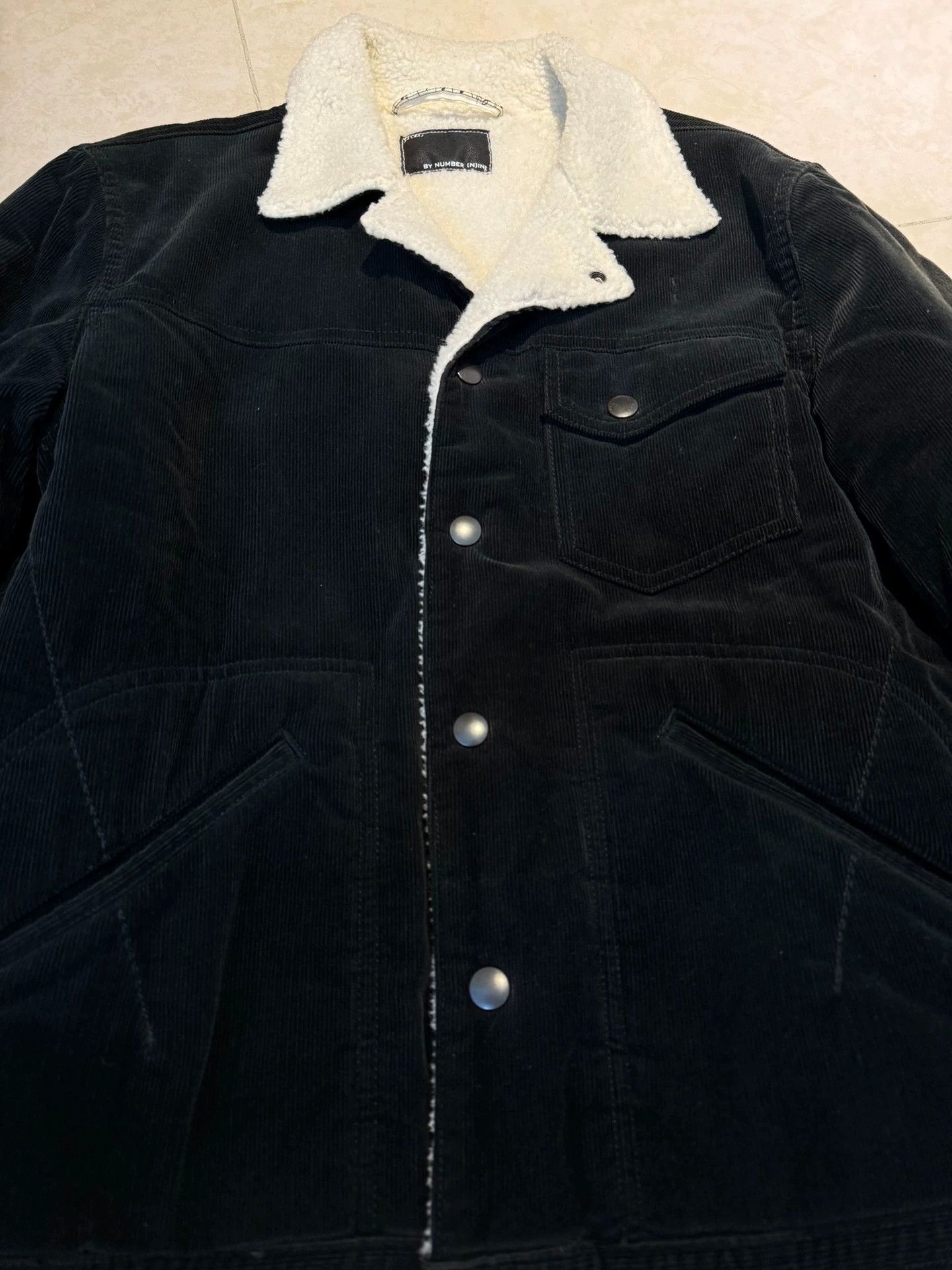 Number (N)ine number nine corduroy jacket 9/10 khaki/beige/black S/L Size US S / EU 44-46 / 1 - 3 Thumbnail