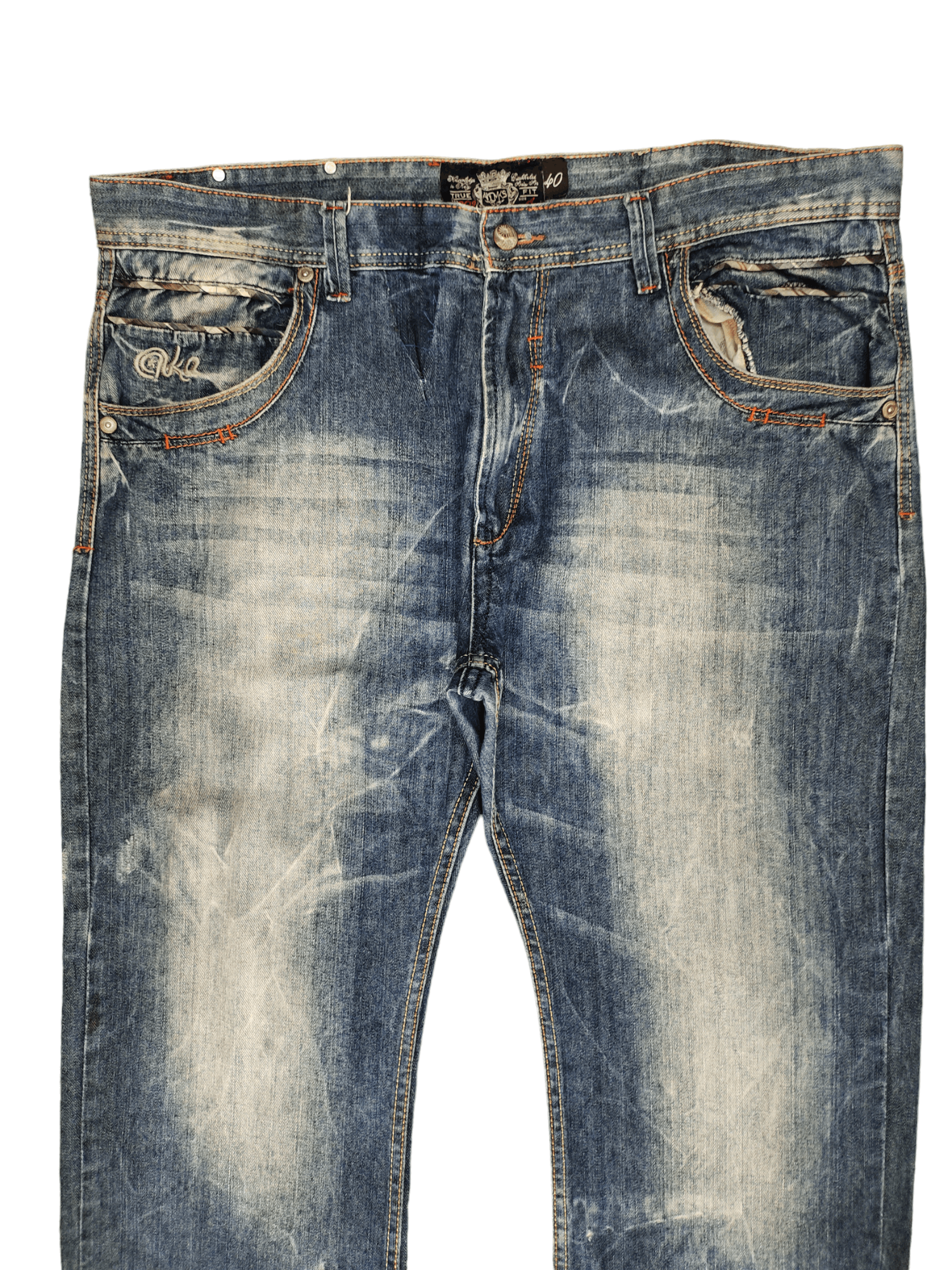 Akademiks Baggy Jeans Akademiks Lot 009 Denim Wide Loose Leg Jnco Size US 40 / EU 56 - 2 Thumbnail