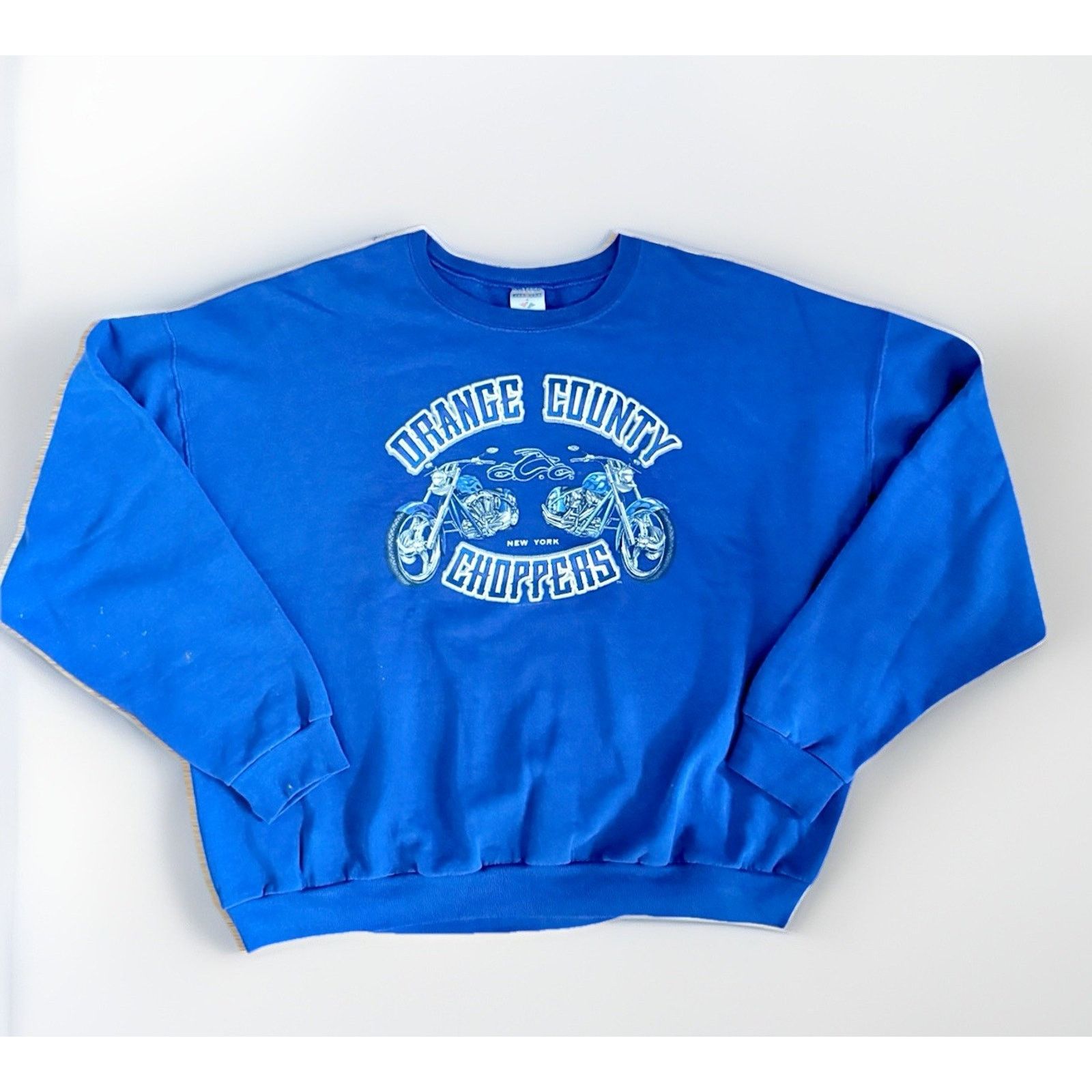 Jerzees Vintage Y2K Orange County Choppers Biker Sweatshirt XL Size US XL / EU 56 / 4 - 1 Thumbnail