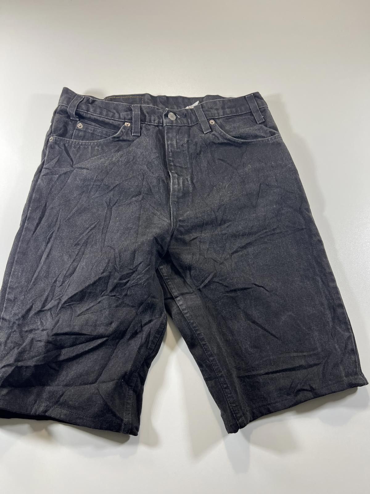 Other Vintage Levi’s 550 Black Denim Shorts 34 Size US 34 / EU 50 - 1 Thumbnail