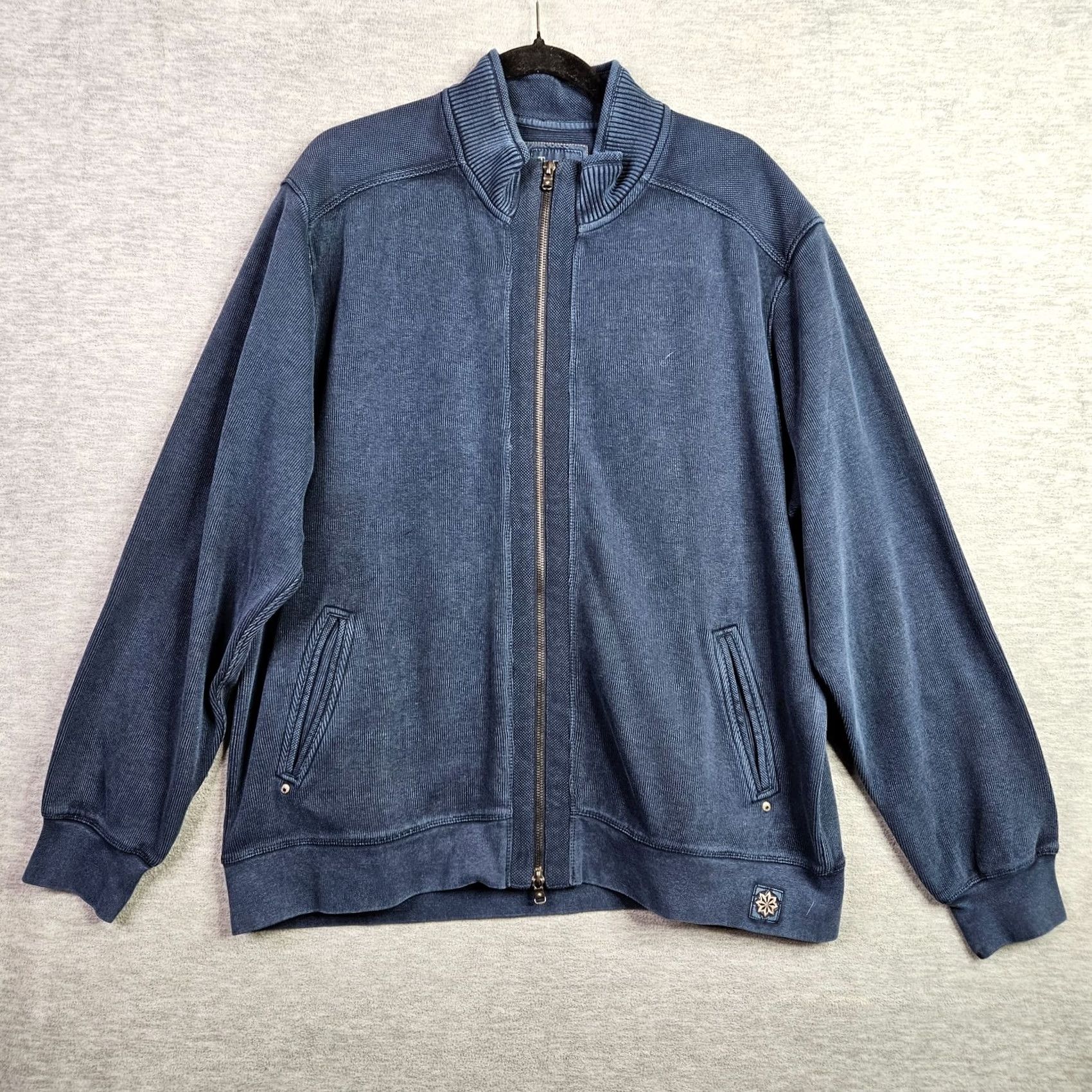 Vintage Thaddeus Men’s Blue Full Zip Sweatshirt Jacket Large Heavyweight Casual Knit Cardigan Sweatshirt Men’s L Blue Slim Pictures See Measurements Size US L / EU 52-54 / 3 - 2 Thumbnail