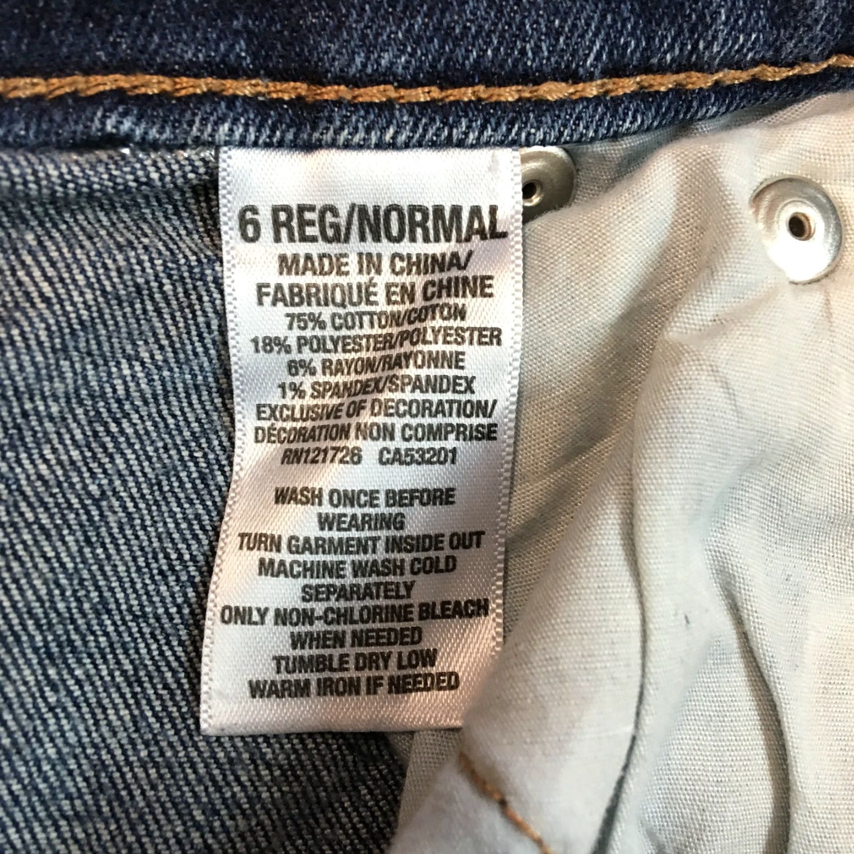 Vintage VINTAGE Aéropostale Bayla Skinny Jeans Women 32x32 Blue Denim Stretch Size 6 90s City College Skinny Jeans Size 28" / US 6 / IT 42 - 4 Thumbnail