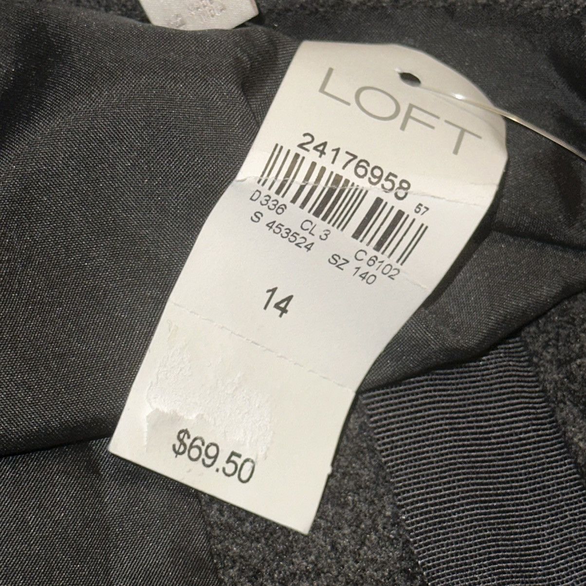 Loft Loft embroidered wool blend skirt Size 36" / US 14 / IT 50 - 7 Thumbnail