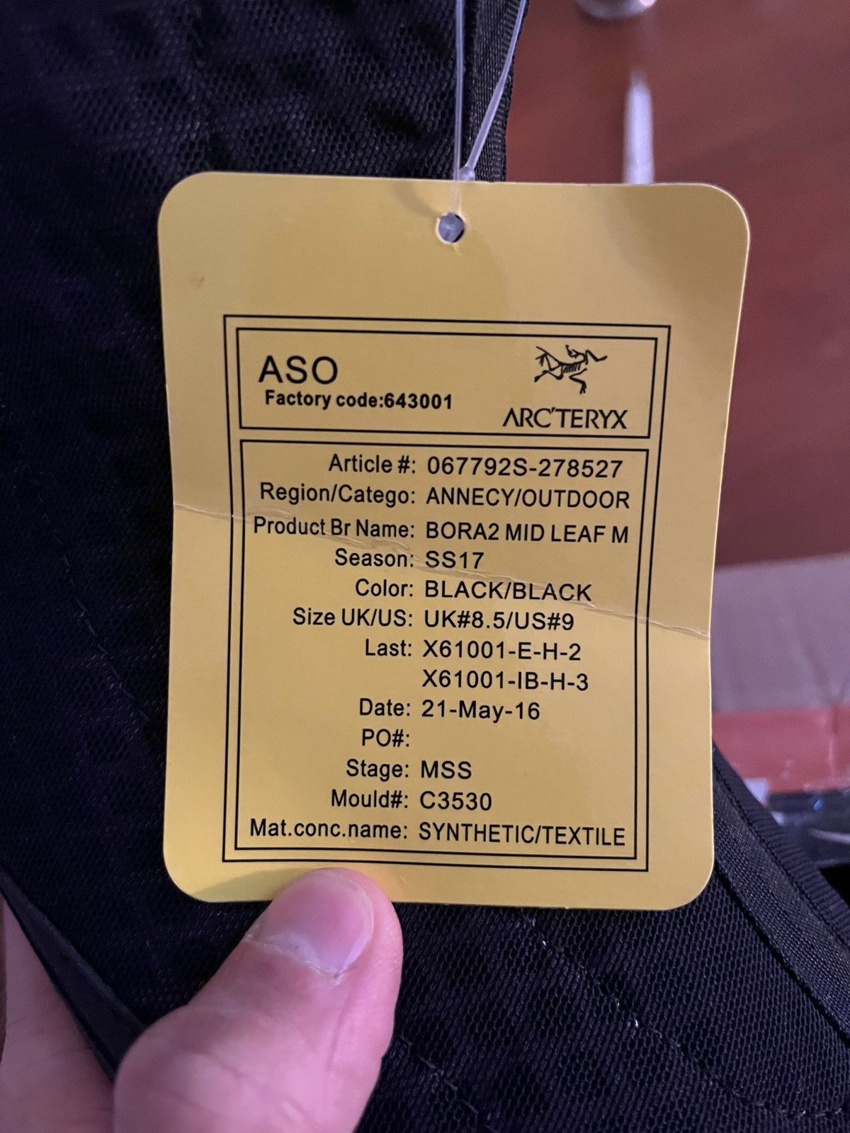 Arc'teryx Arcteryx LEAF Bora2 MID Sample RARE 1/1 Size US 9 / EU 42 - 4 Thumbnail