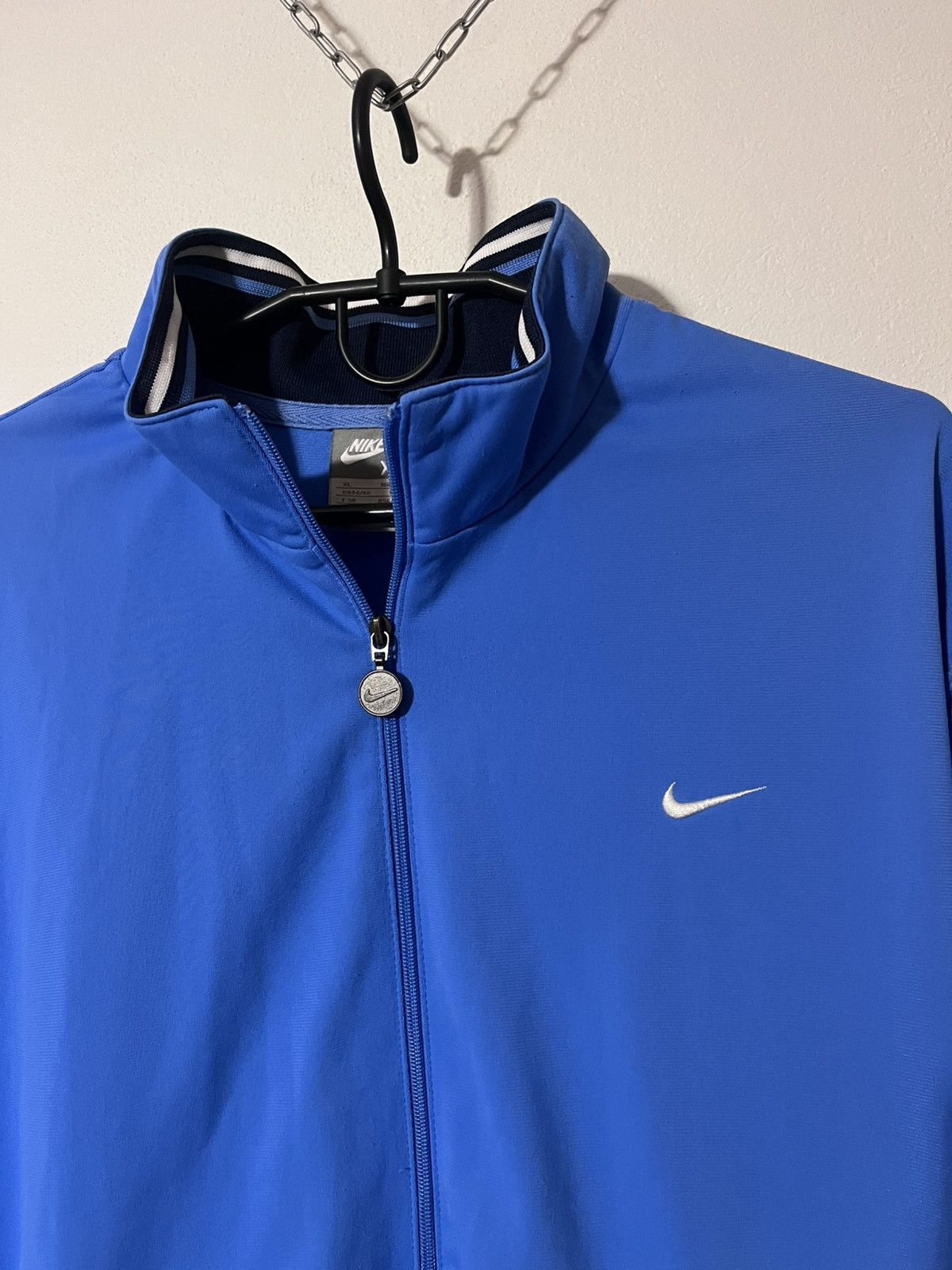 Nike Vintage Nike Track Jacket Blue Zip Up XL Y2K Size US L / EU 52-54 / 3 - 6 Thumbnail