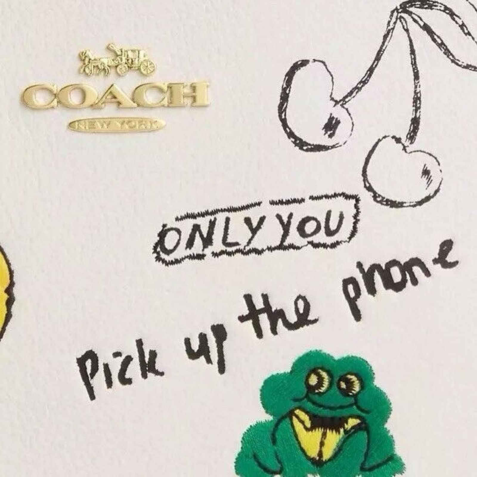 Coach NWT Coach Jamie Camera Bag Sketch Print Gold/Chalk CAT02 Size ONE SIZE - 9 Thumbnail