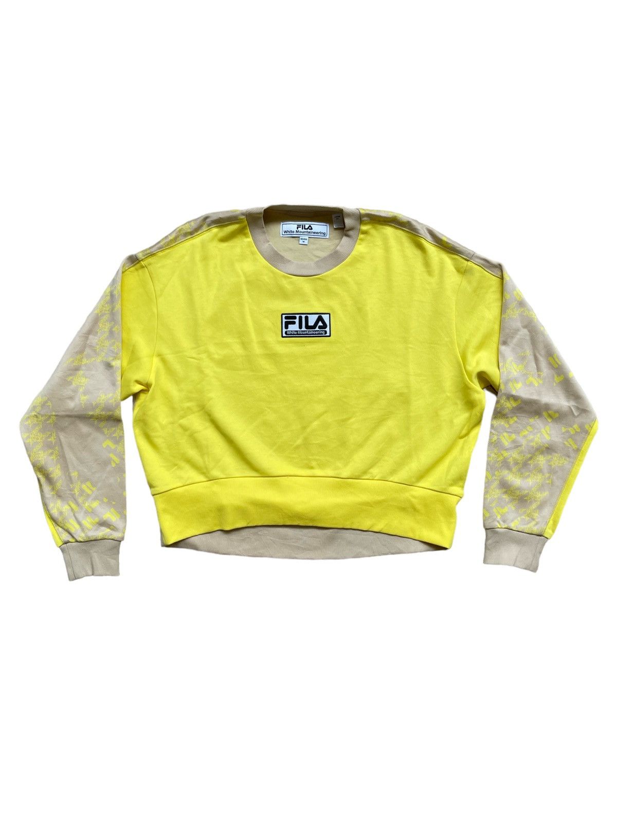 Fila × White Mountaineering White Mountaineering X Fila Crop Crewneck Size US M / EU 48-50 / 2 - 1 Thumbnail
