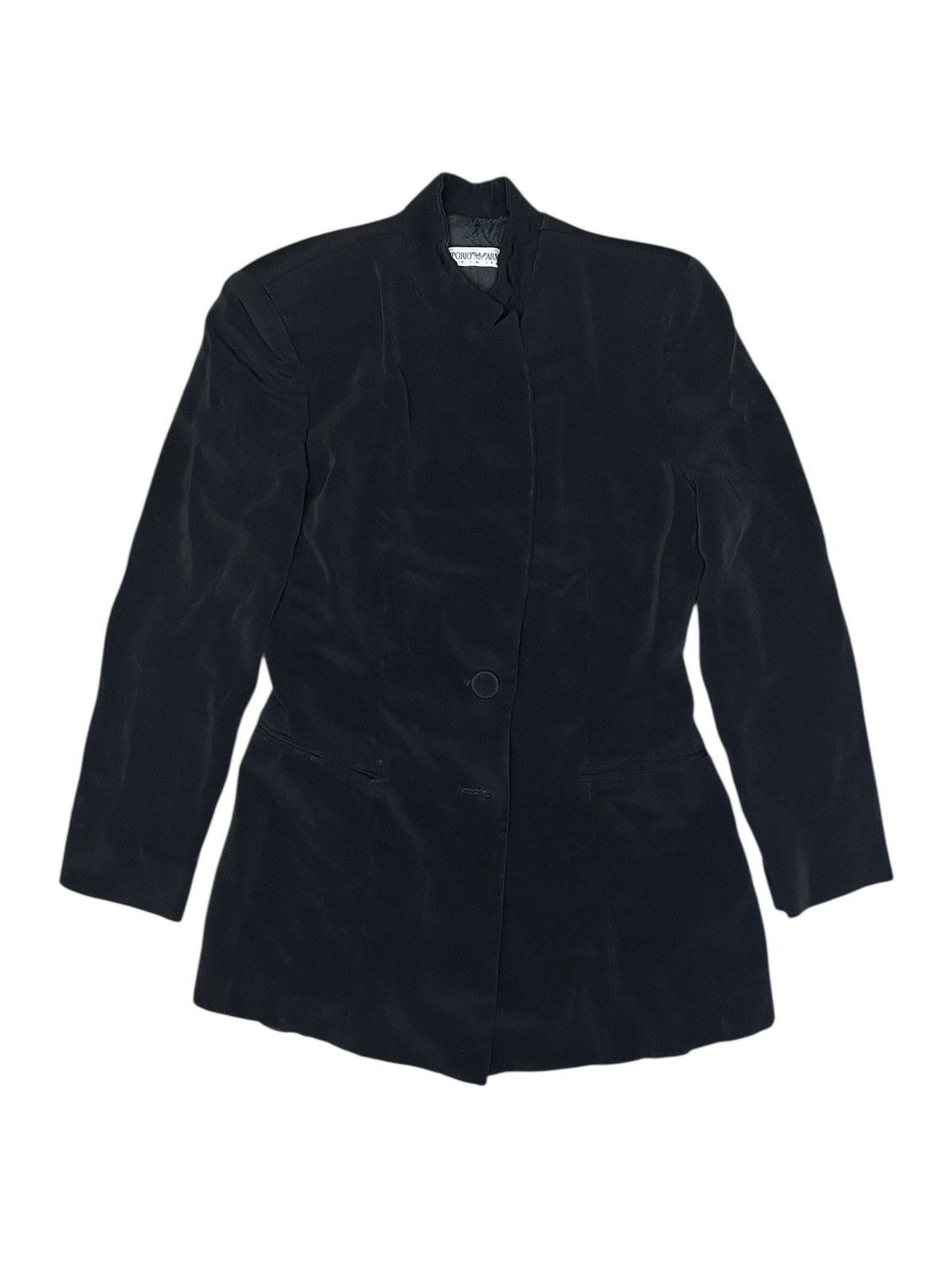 Emporio Armani 90s Fluid Blazer Size S / US 4 / IT 40 - 1 Thumbnail