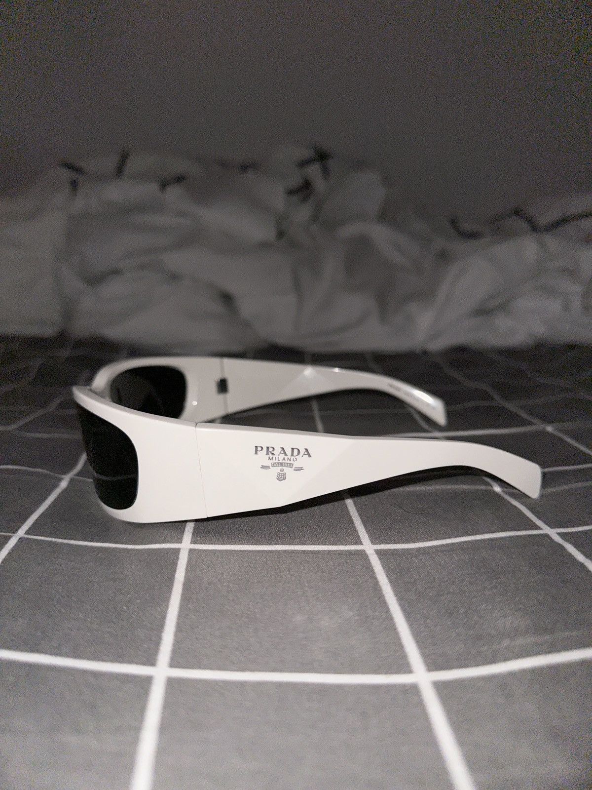 Prada PRADA WHITE SYMBOLE SUNGLASSES Size ONE SIZE - 2 Thumbnail