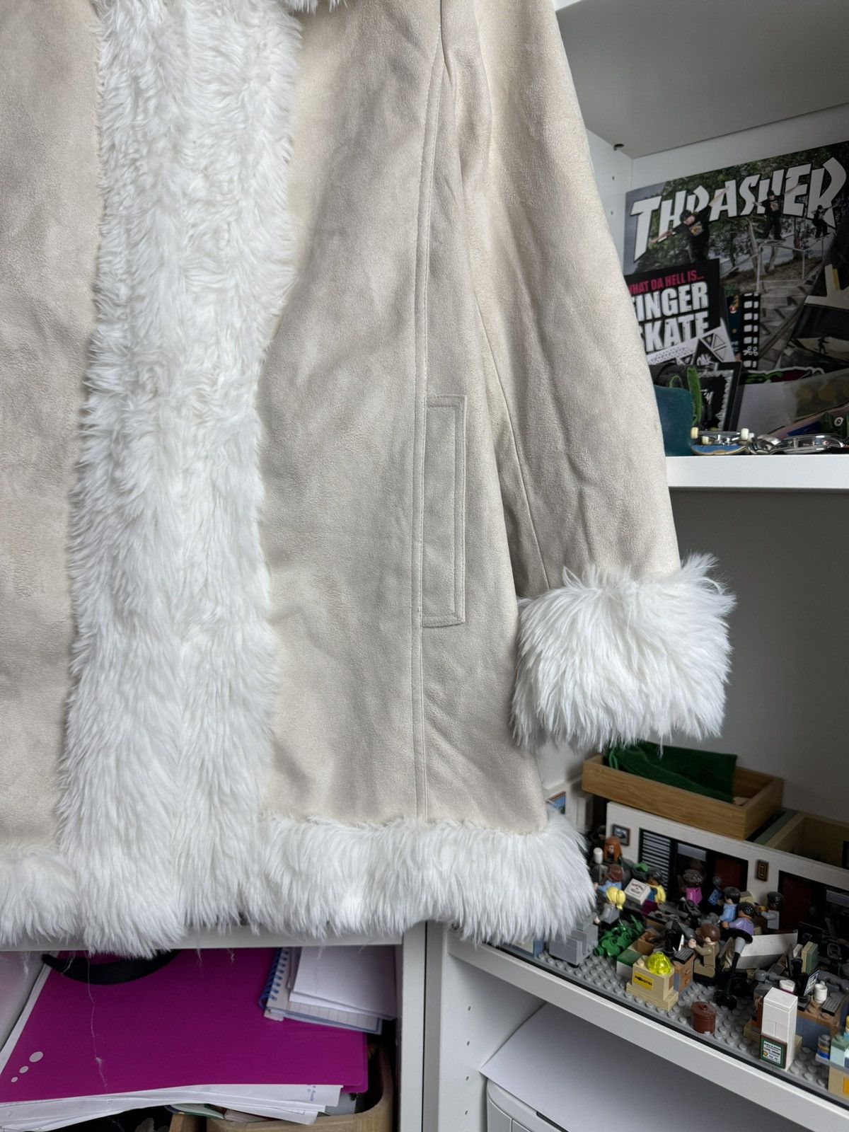 Vintage Vintage y2k penny lane afghan coat jacket M archive faux fur Size M / US 6-8 / IT 42-44 - 4 Thumbnail