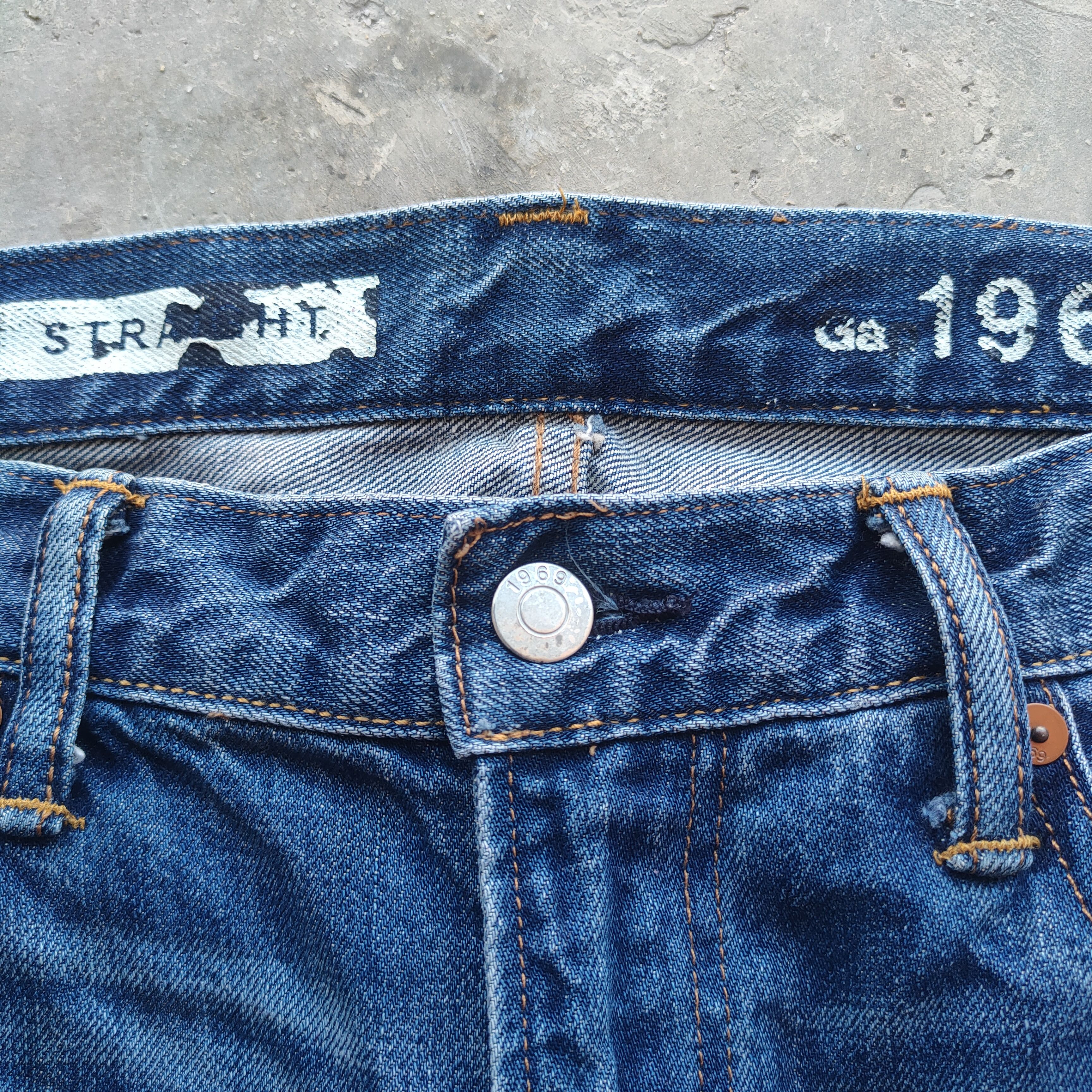 Gap W33 VINTAGE GAP FADED DISTRESSED JEAN DENIM PANTS Size US 33 - 5 Thumbnail