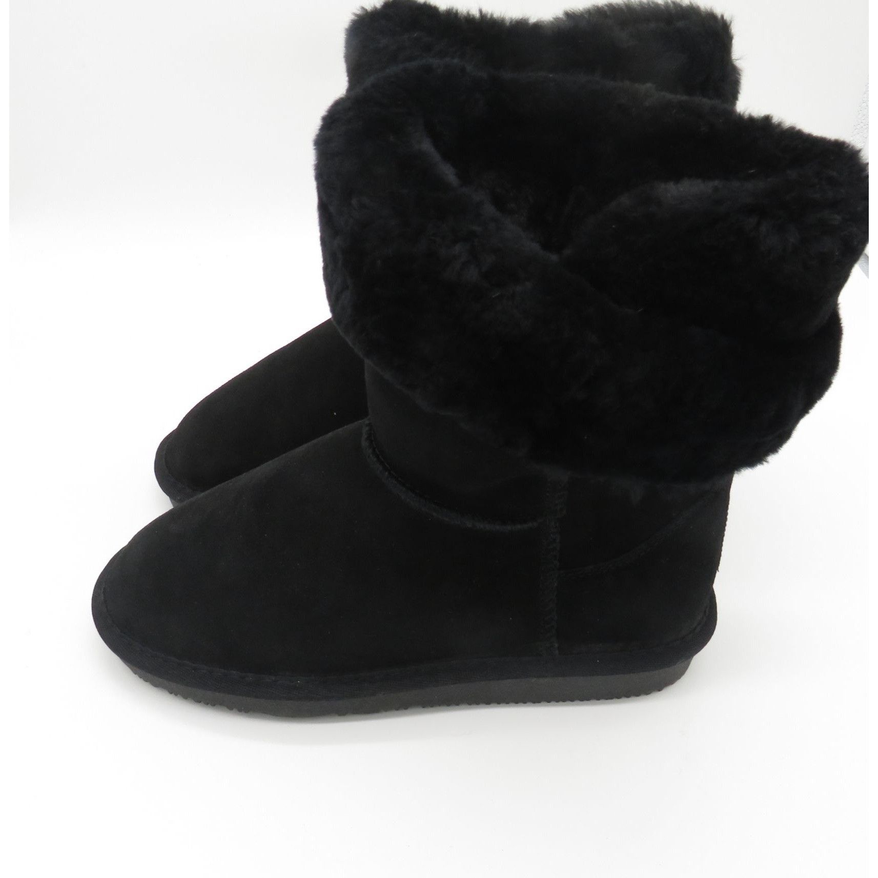 Other Gooce Women's Black Faux Fur Lined Winter Boots Size 5 NEW Size US 5 / IT 35 - 3 Thumbnail