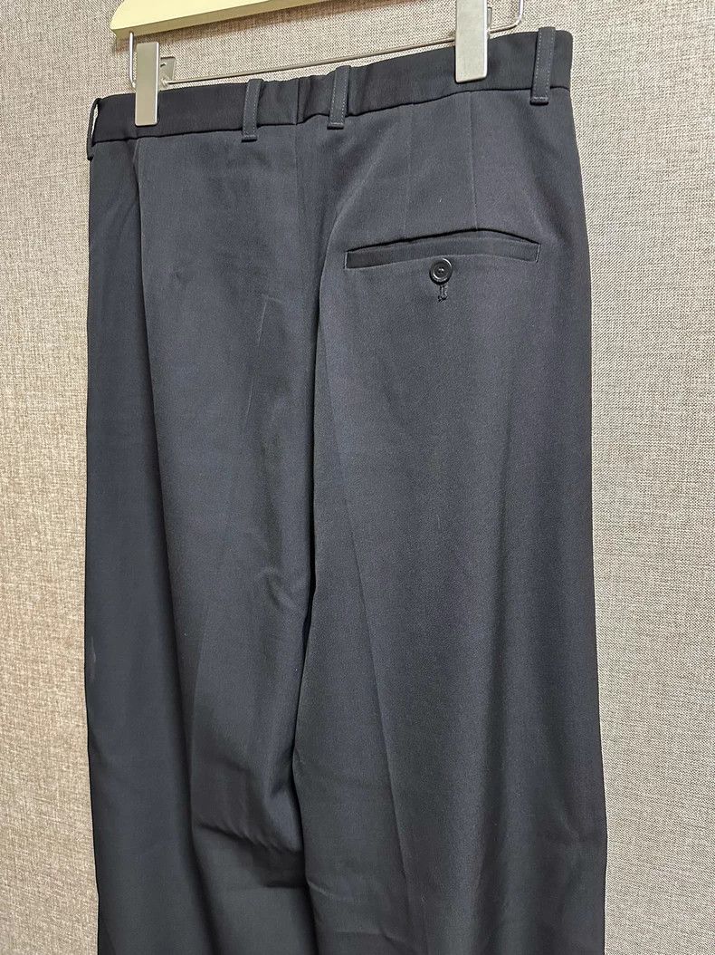 Balenciaga Balenciaga Wide-Leg Wool Suit Pants Size US 28 / EU 44 - 2 Thumbnail
