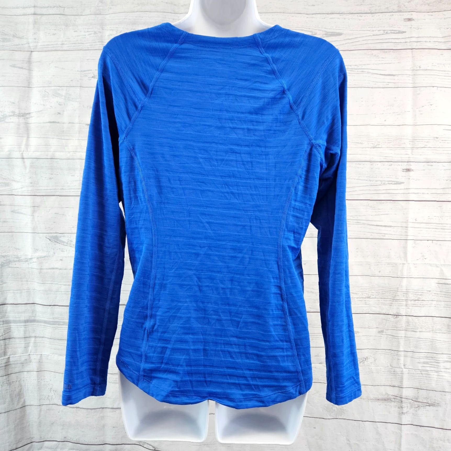 Mountain Hardwear Mountain Hardwear Womens Top Blouse Shirt Long Sleeve Blue Stripe Pocket M Size M / US 6-8 / IT 42-44 - 5 Thumbnail