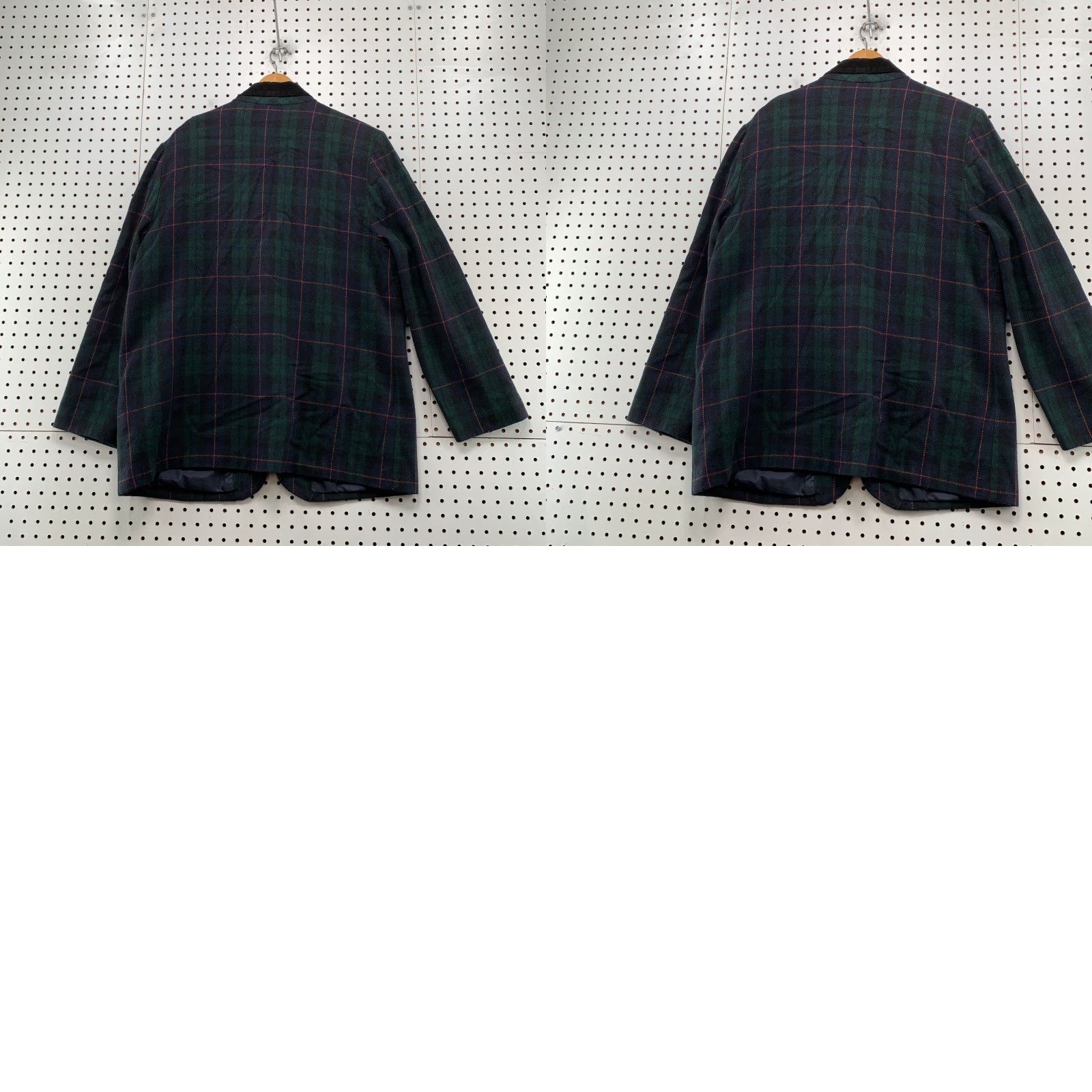Vintage VINTAGE Sag Harbor Blazer Wool Plaid Green Womens Size 18 Jacket Single-Breasted Notch Lapel Dressy Business Casual 1 Piece Size XXL / US 16-18 / IT 52-54 - 9 Thumbnail