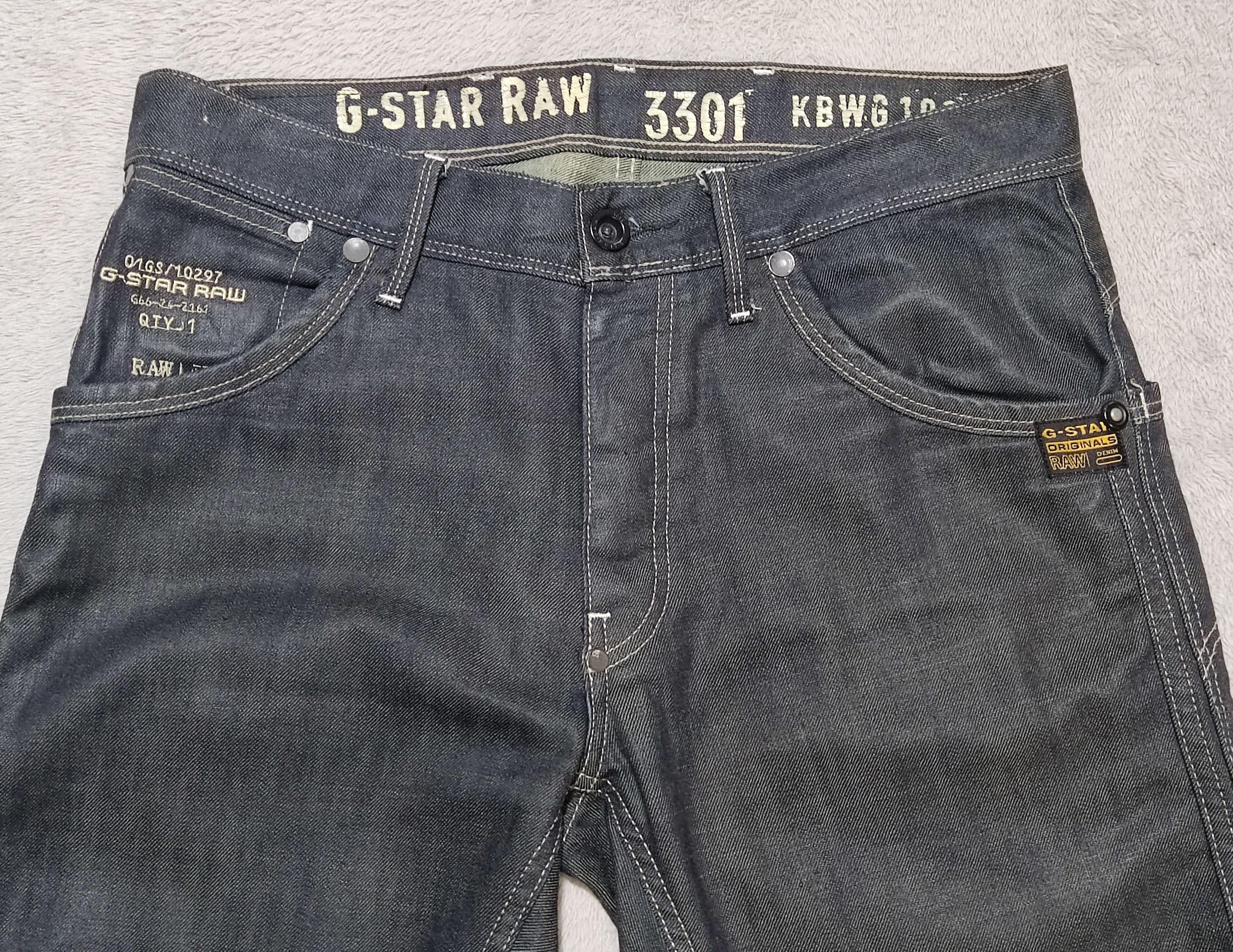 G-Star G-Star Dark Indigo Denim Reinforced Knee Panel Biker Style Size US 34 / EU 50 - 3 Thumbnail