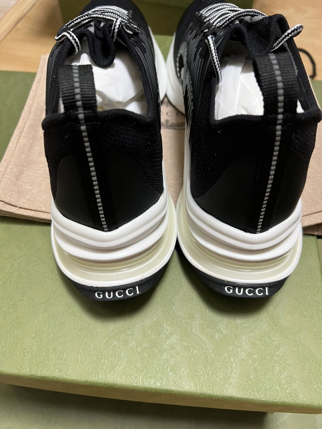 Gucci Gucci Run Sneaker 'Rhyton Logo Monogram' 714657-USM10-8442 Size US 13 / EU 46 - 3 Thumbnail