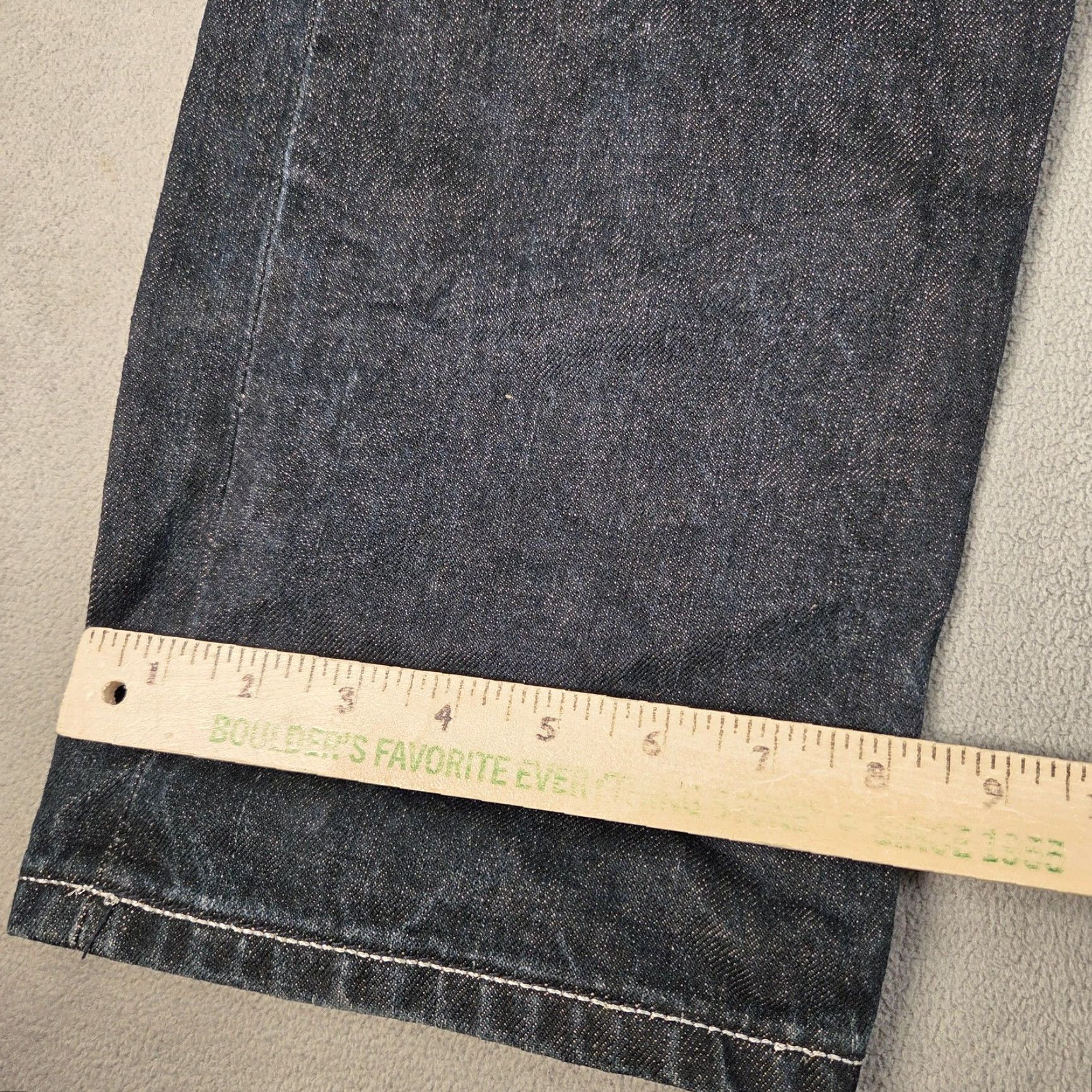 Fragment Design Levis Jeans Mens 30x32 Denim Straight Indigo Blue Zip Fly Five-Pocket Regular Inseam 32 Size US 30 / EU 46 - 5 Thumbnail