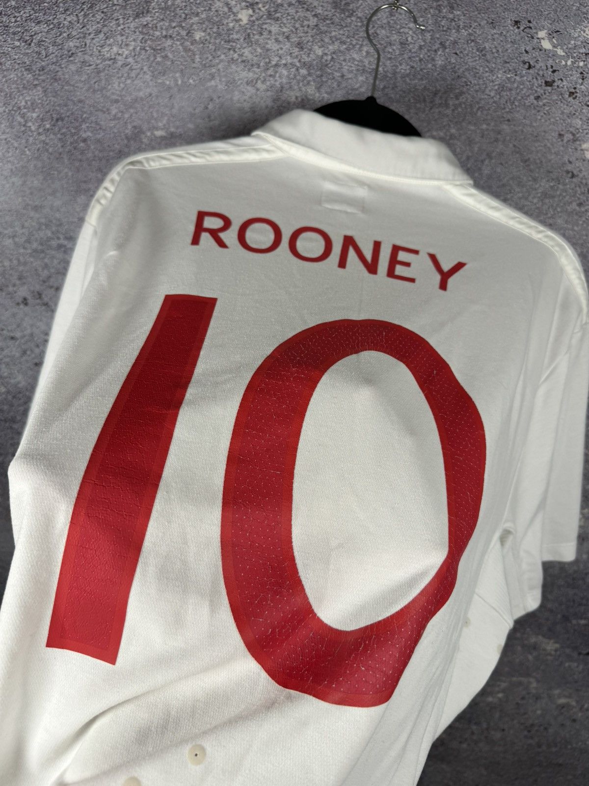 Umbro × Vintage ROONEY Vintage England National Team 2010 Umbro Jersey XL sz Size US XL / EU 56 / 4 - 15 Thumbnail