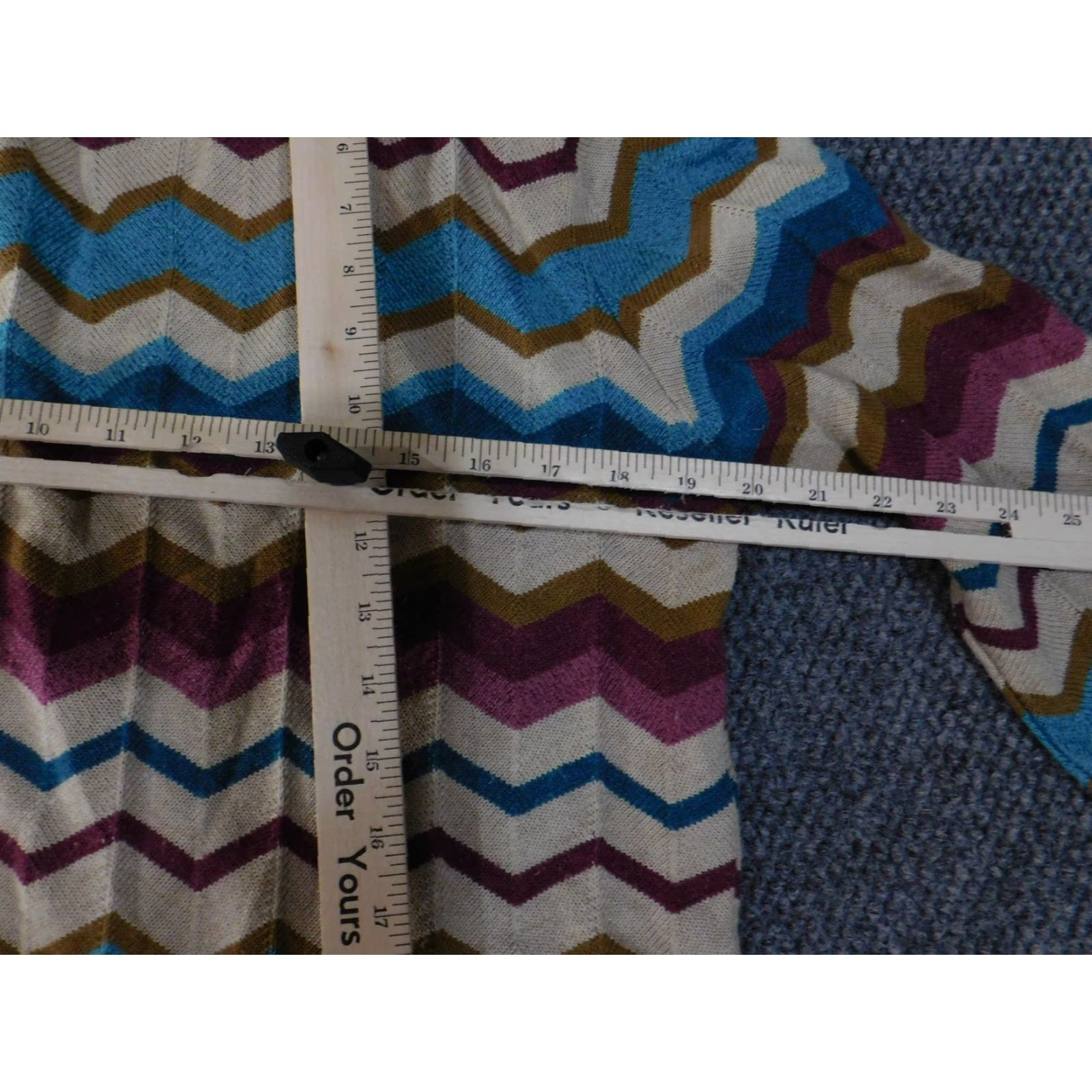 Vintage VINTAGE Alfred Dunner Sweater Womens Large Chevron Stripe Pullover Knit USA 90s Size L / US 10 / IT 46 - 6 Thumbnail