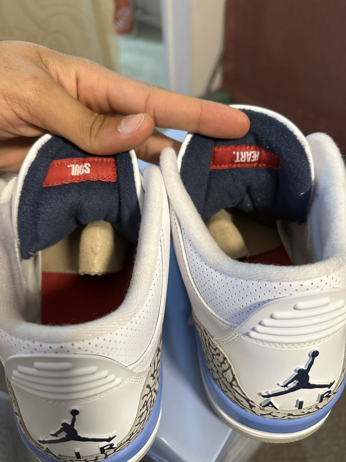 Jordan Brand Retro 3 UNC Size US 11.5 / EU 44-45 - 7 Thumbnail