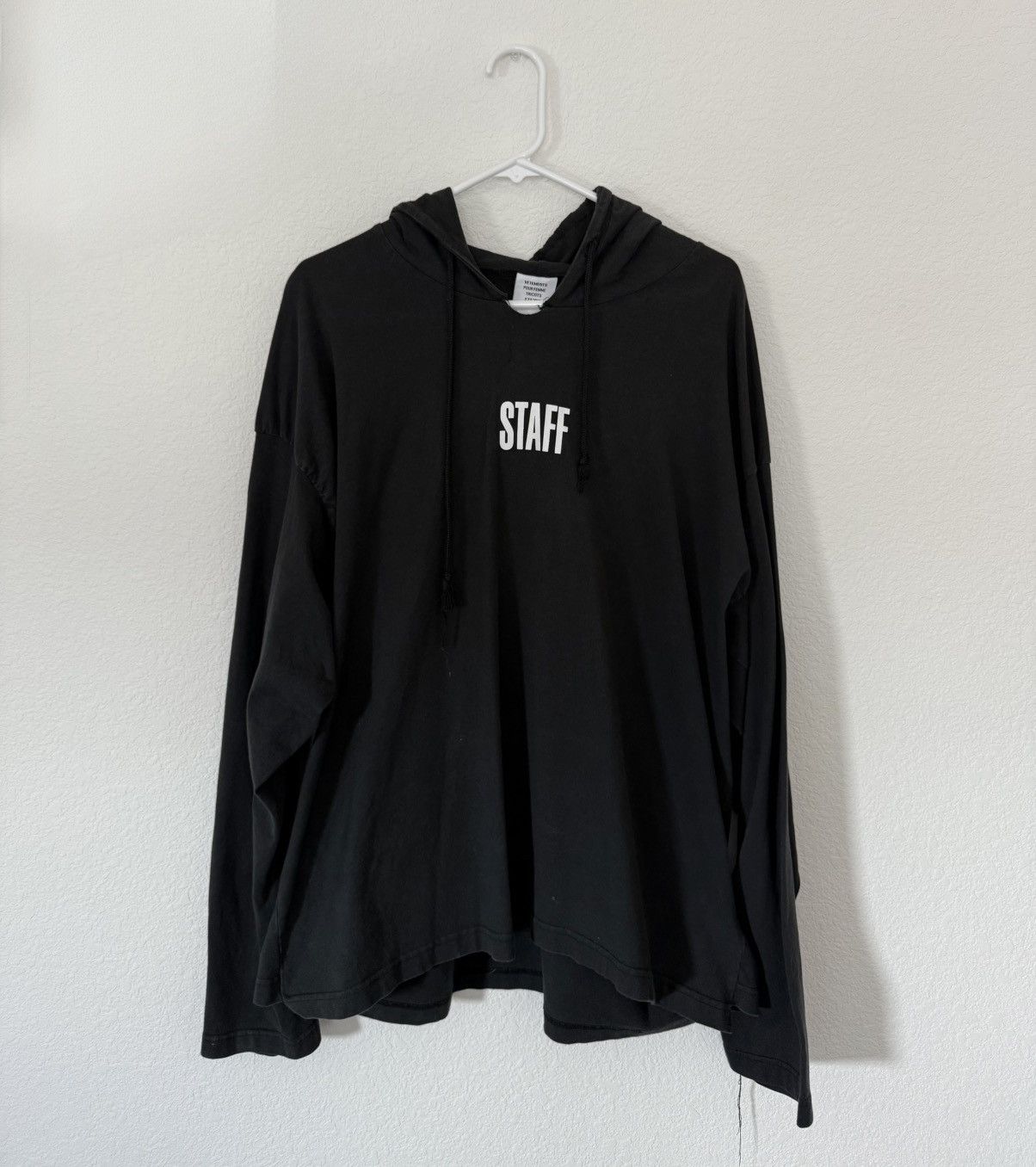 【超お買い得！】 Vetements Staff Grailed | Hoodie トップス