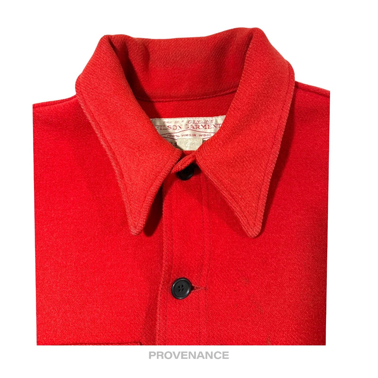 Filson 🔴 Filson Mackinaw Wool Cruiser Jacket - Scarlet Red 42 M Size US M / EU 48-50 / 2 - 4 Thumbnail