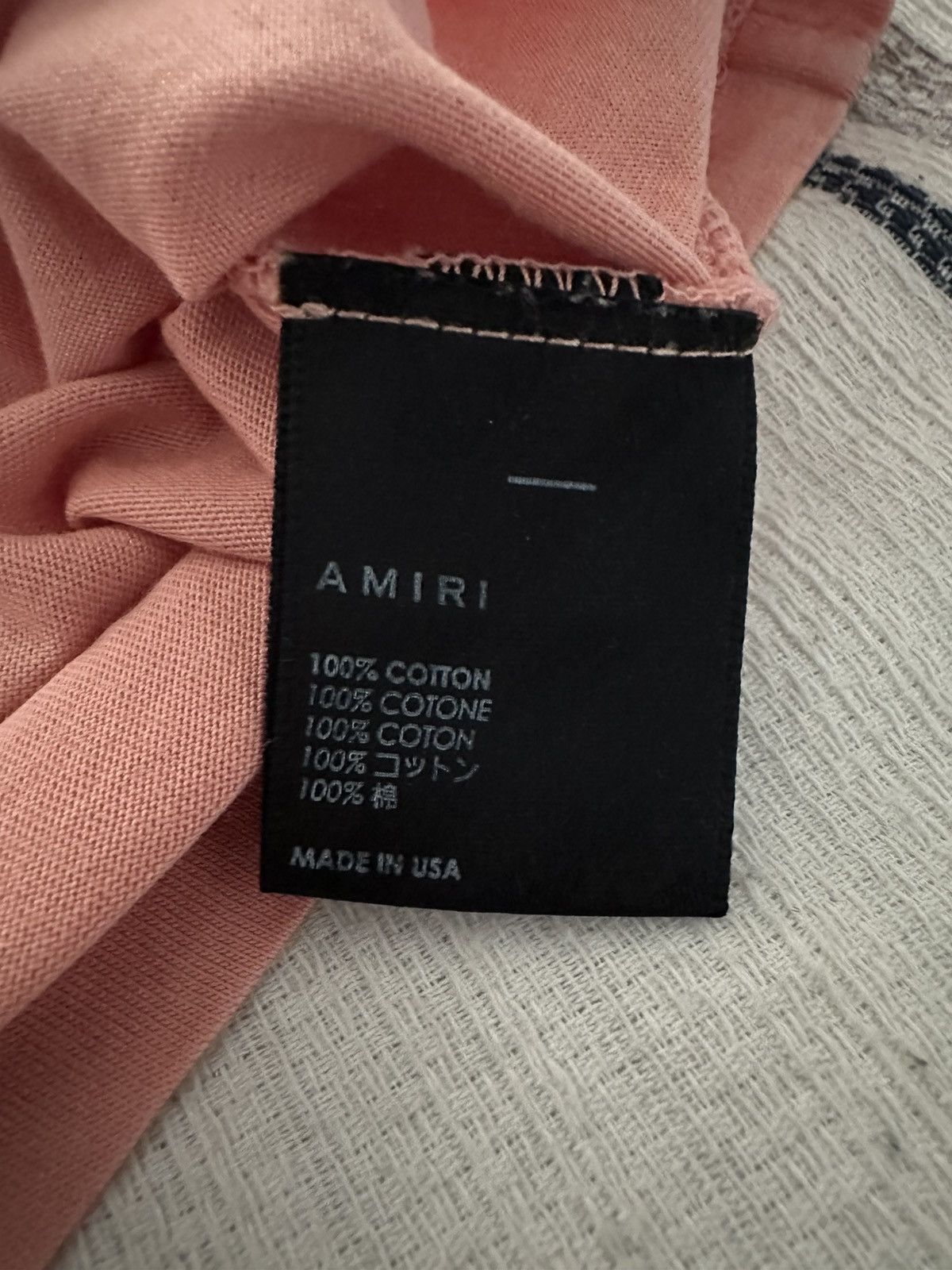 Amiri AMIRI Men’s Core Logo Tee Size US S / EU 44-46 / 1 - 3 Thumbnail