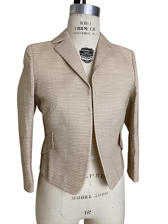 Akris Light weight ottoman stripe blazer Size M / US 6-8 / IT 42-44 - 1 Thumbnail