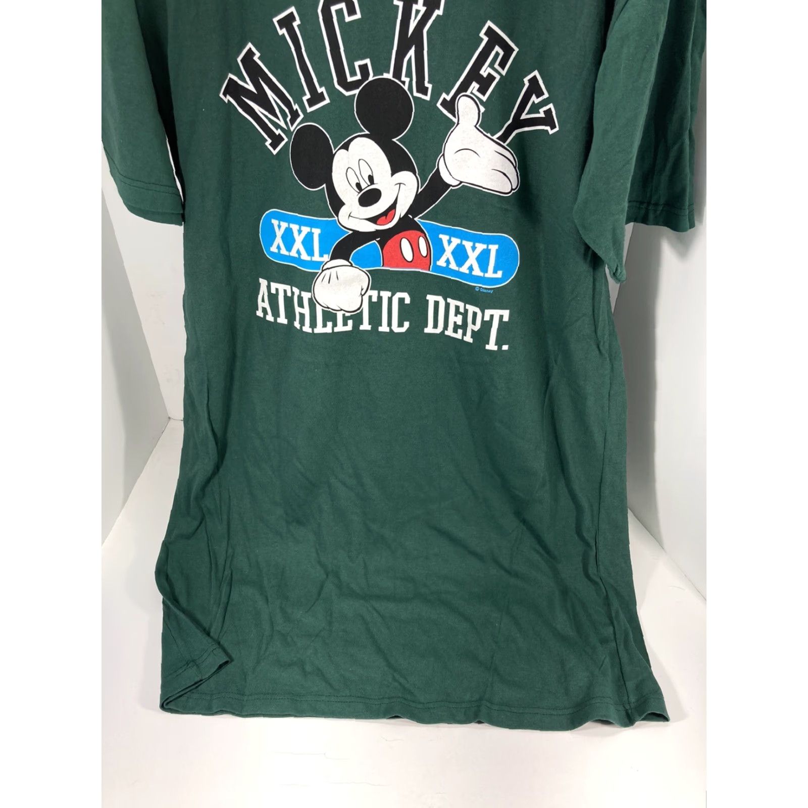 Disney VINTAGE Walt Disney World Sleep Shirt Women OSFA Green Mickey Mouse NWOT NOS Shirts Size ONE SIZE - 3 Thumbnail