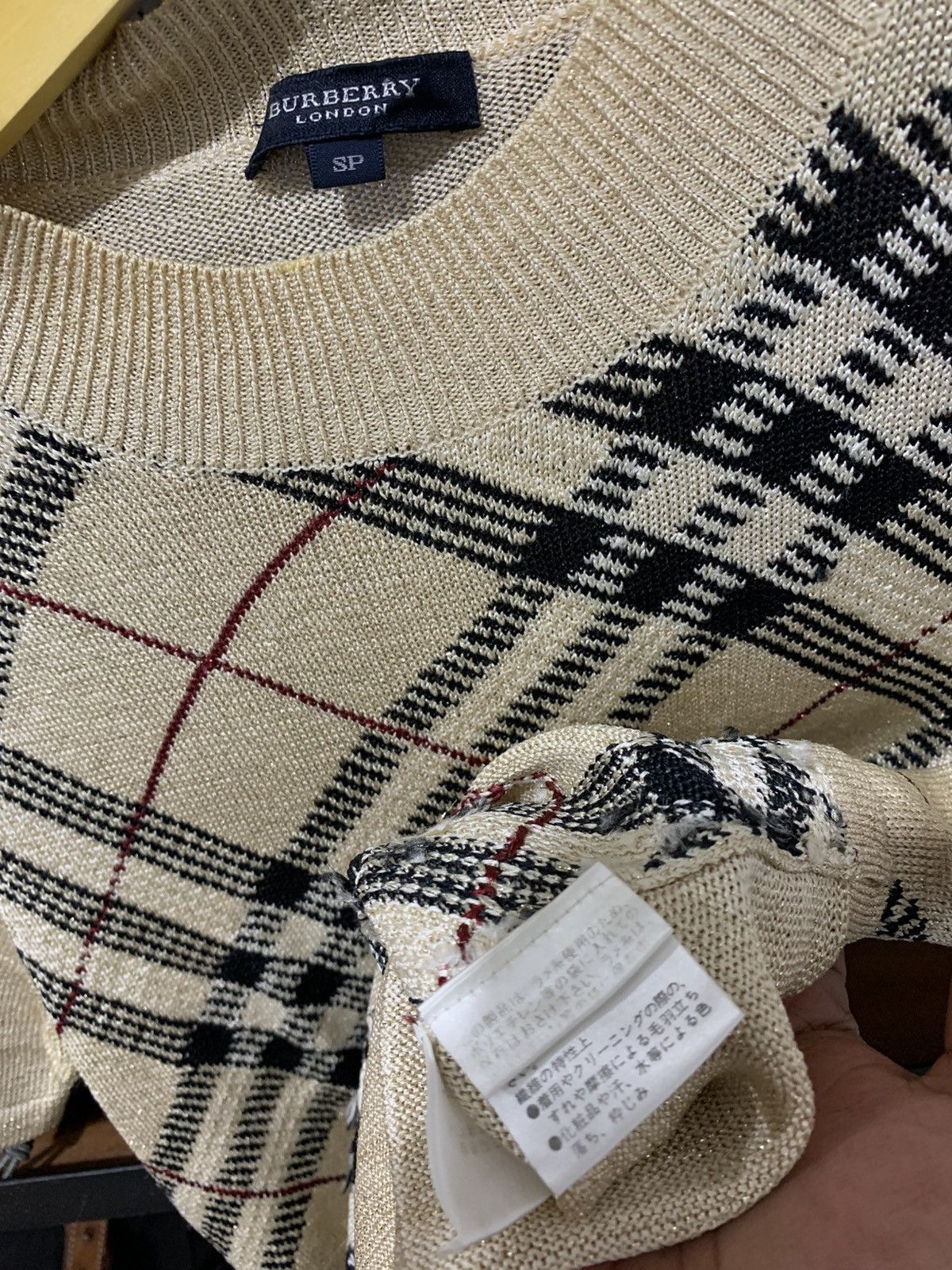 Burberry burberry london nova check knit Size S / US 4 / IT 40 - 9 Thumbnail