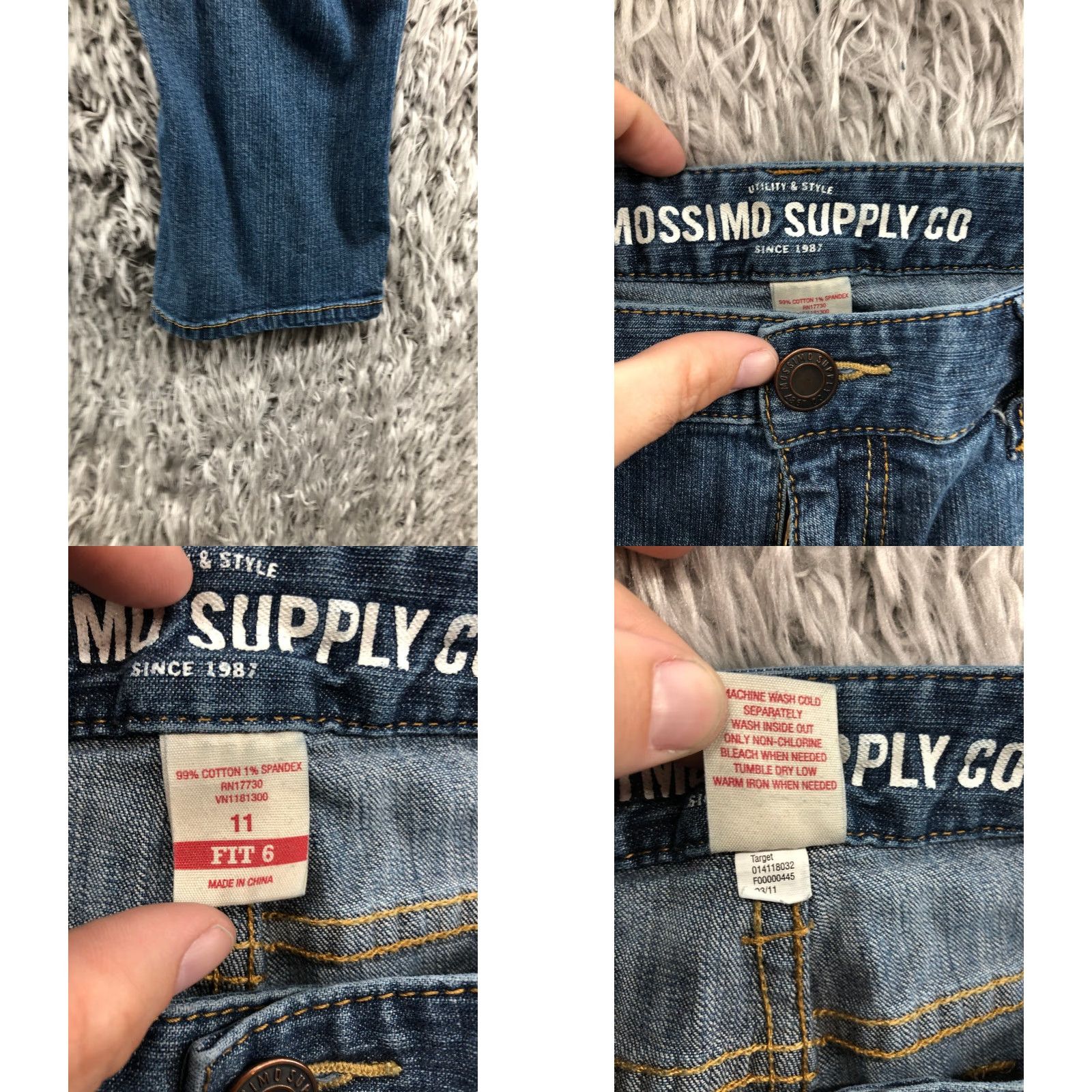 Mossimo Mossimo Jeans Capri Size 11 Juniors Mid Rise Dark Wash Blue Denim Size 32" / US 10 / IT 46 - 8 Thumbnail