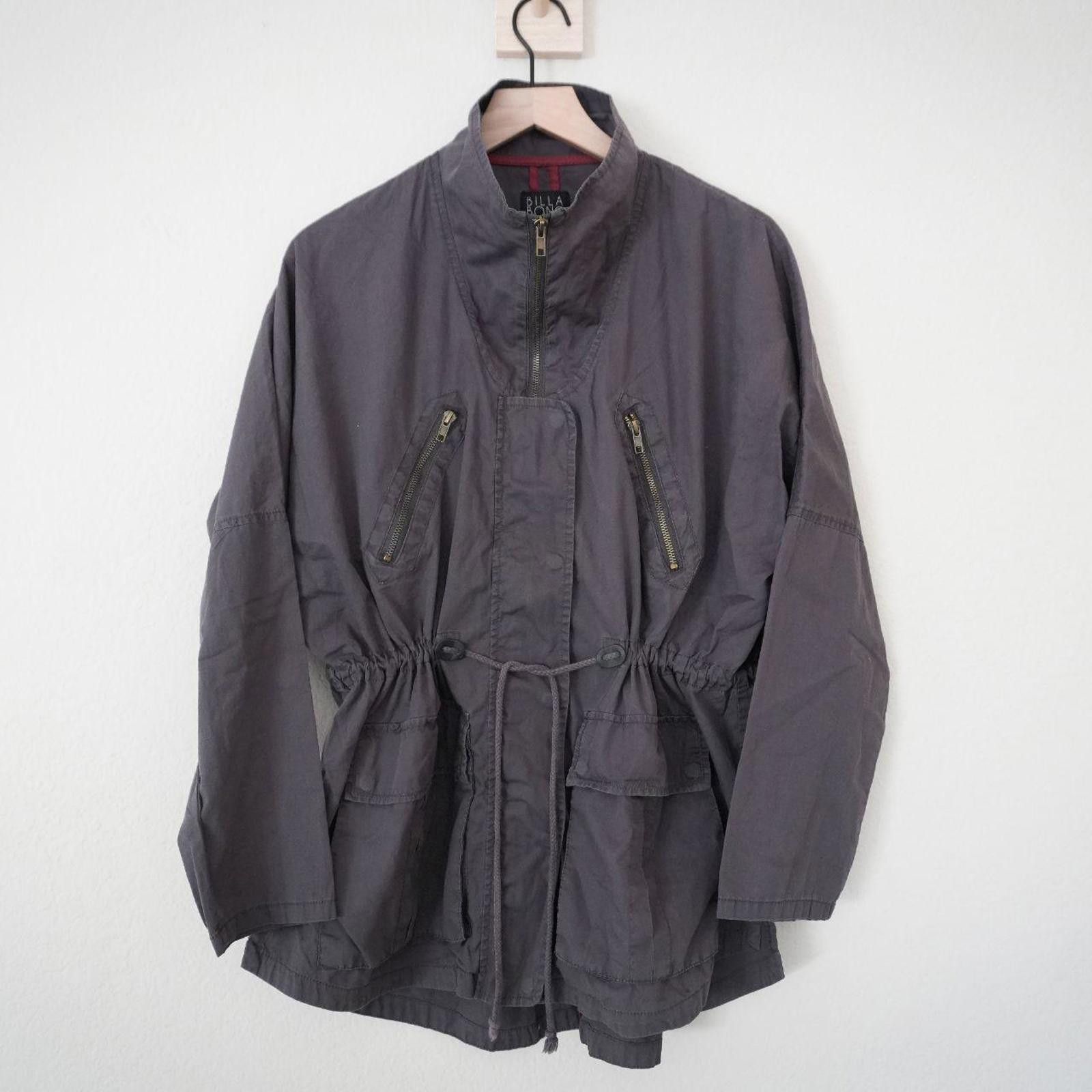 Billabong Billabong Jacket Women's L Grey VTG Zip Button Front Pocket Size L / US 10 / IT 46 - 1 Thumbnail