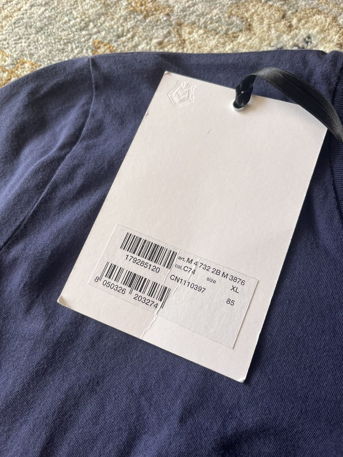 Moschino Love Moschino Navy Shirt S Size S / US 4 / IT 40 - 6 Thumbnail