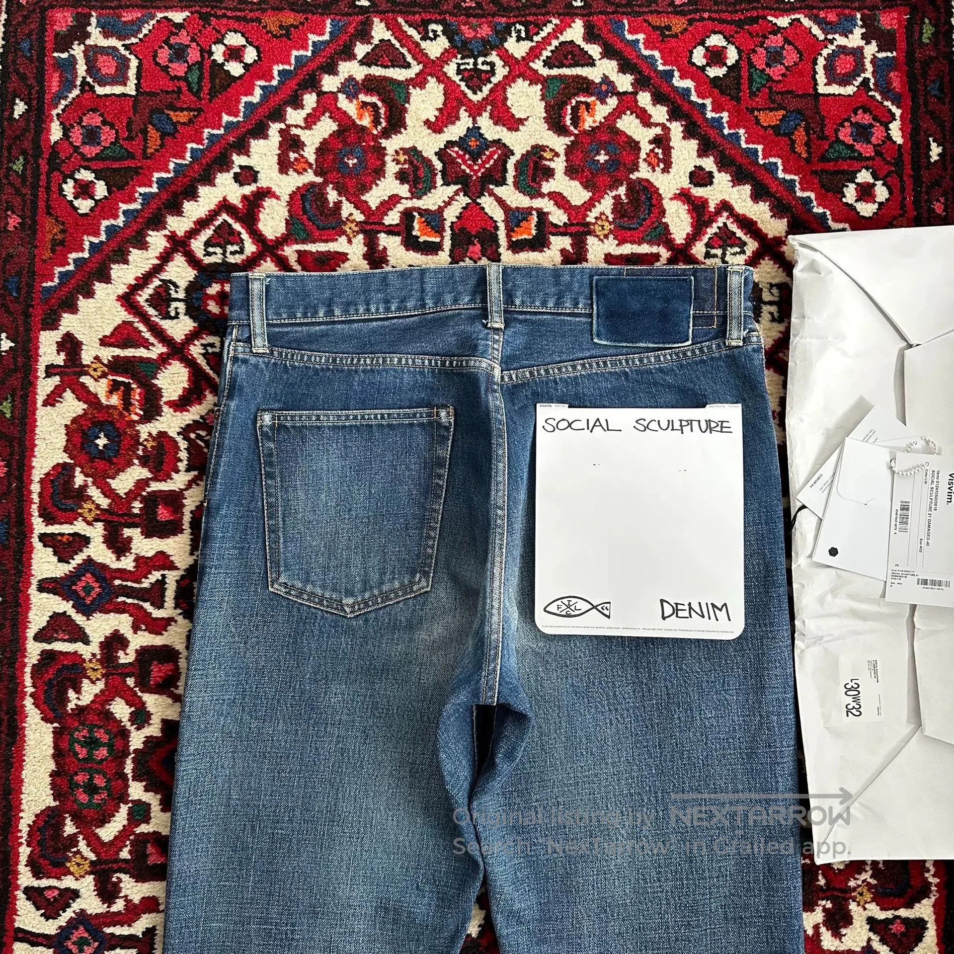 Visvim Visvim Denim Jeans W32L30. Size US 32 / EU 48 - 4 Thumbnail