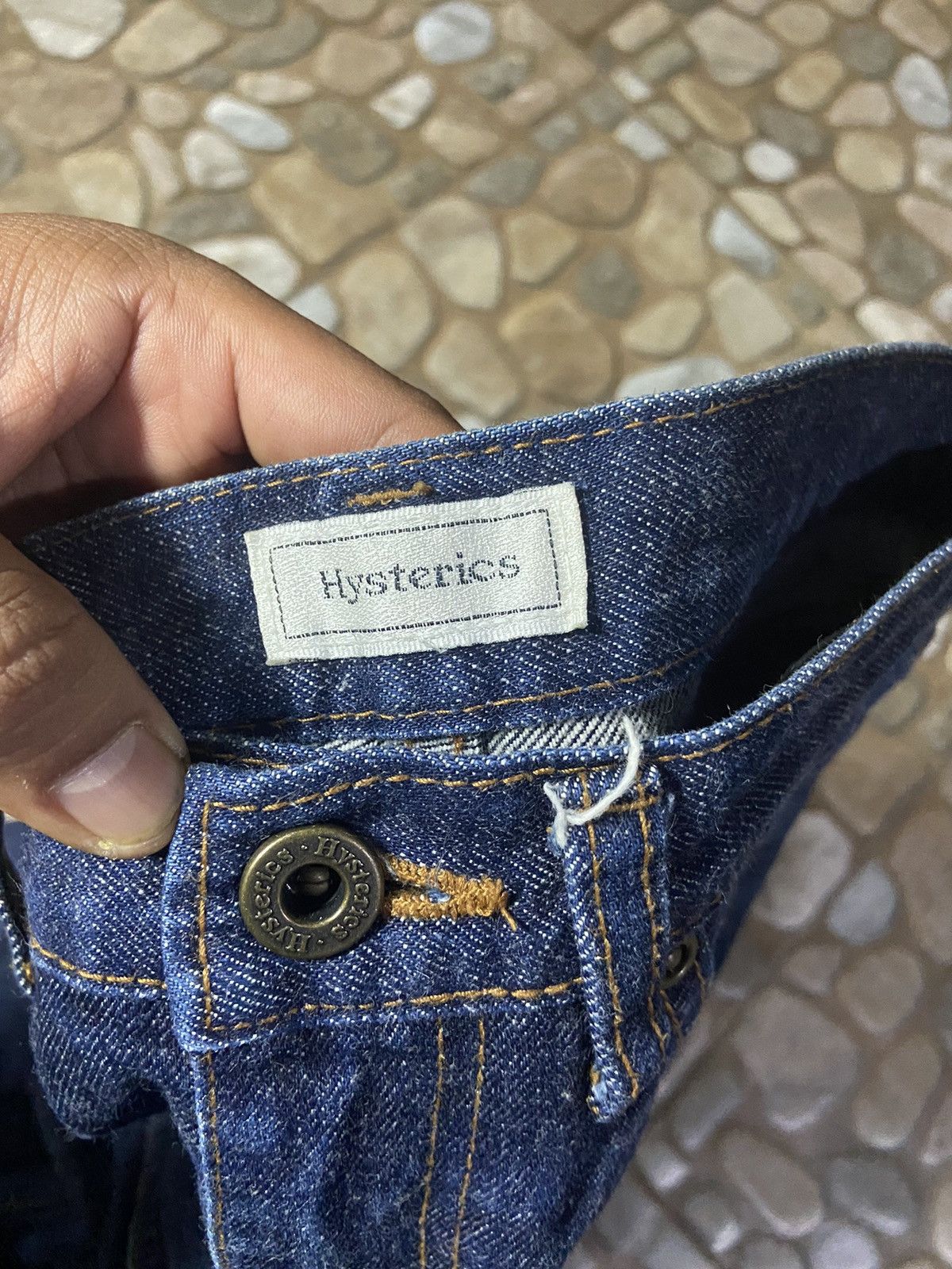 Hysteric Glamour × Japanese Brand × NFL 💥 RARE 💥 HYSTERIC GLAMOUR X OAKLAND RIDER DENIM PANTS Size US 26 / EU 42 - 7 Thumbnail