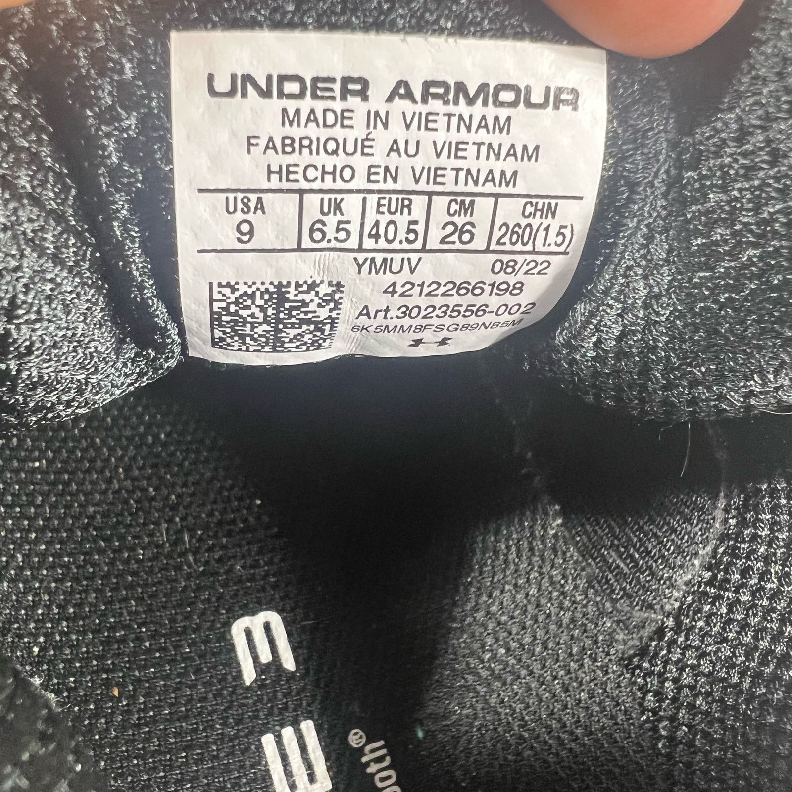 Under Armour Under armour Hovr infinite 3 black white Womens 9 Size US 9 / IT 39 - 8 Thumbnail