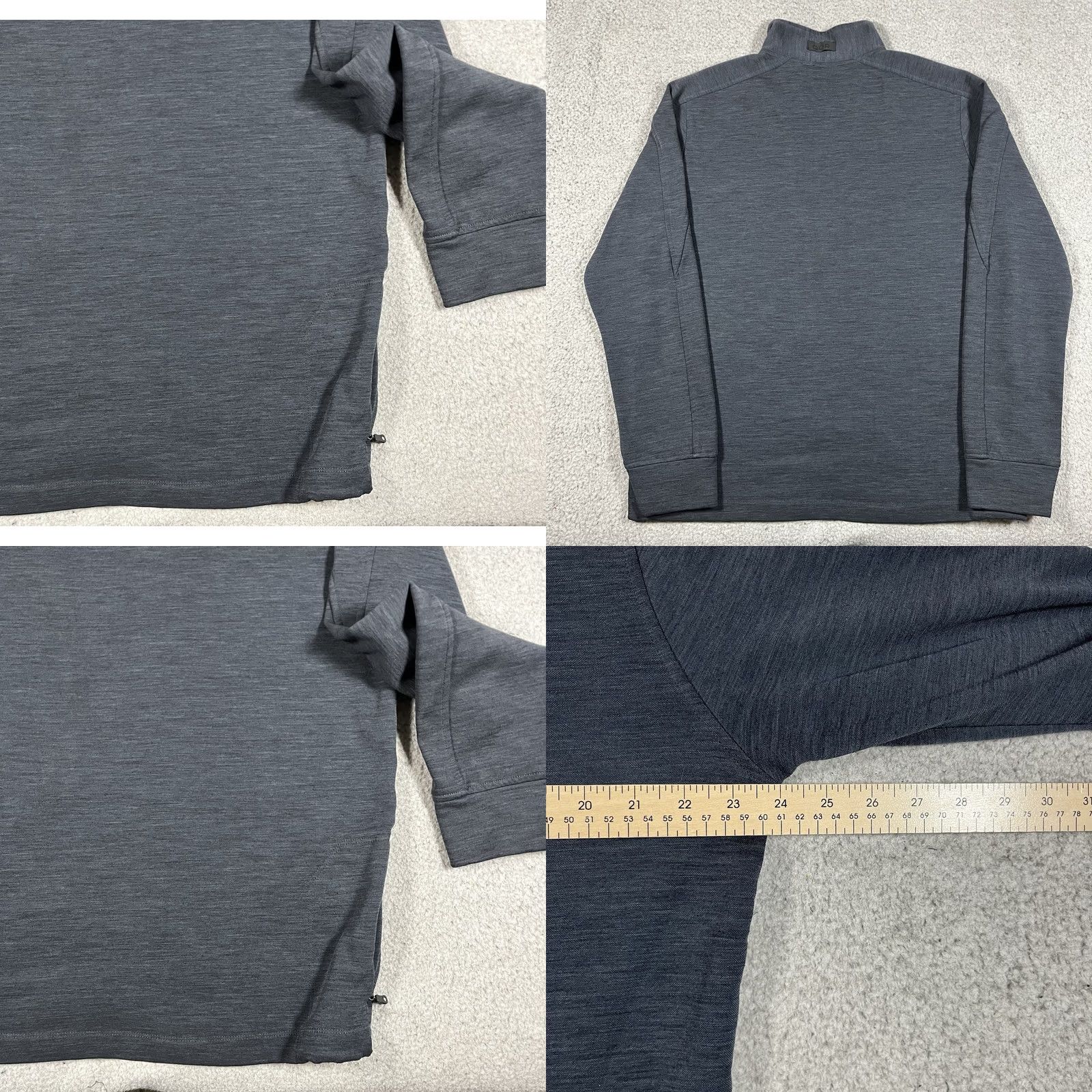 Vintage QOR 1/4 Zip Pullover Mens L Blue Sweatshirt Performance Hiking Outdoor Fleece Size US L / EU 52-54 / 3 - 9 Thumbnail